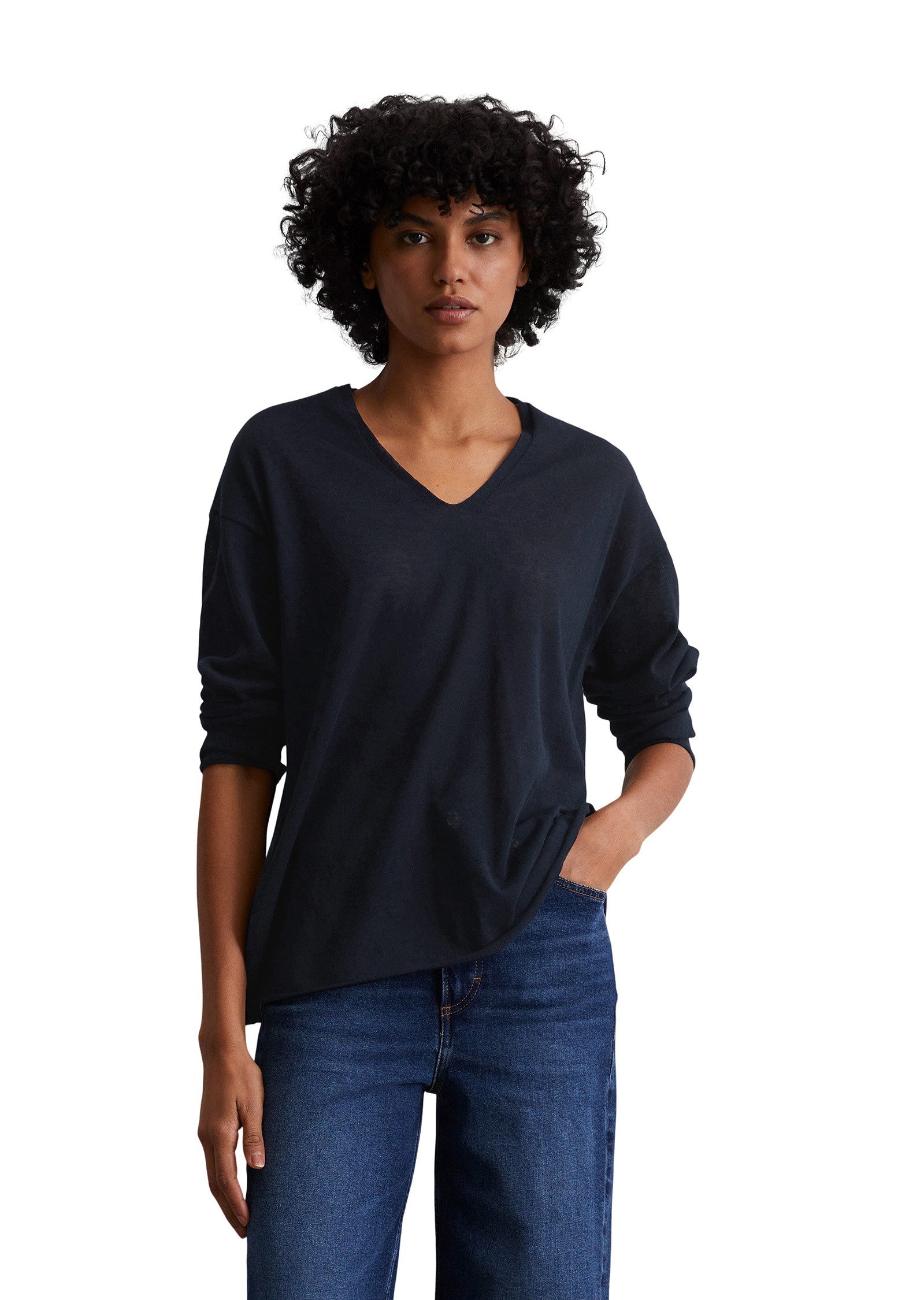 Marc O'Polo Strickpullover aus Organic-Cotton-Mix günstig online kaufen