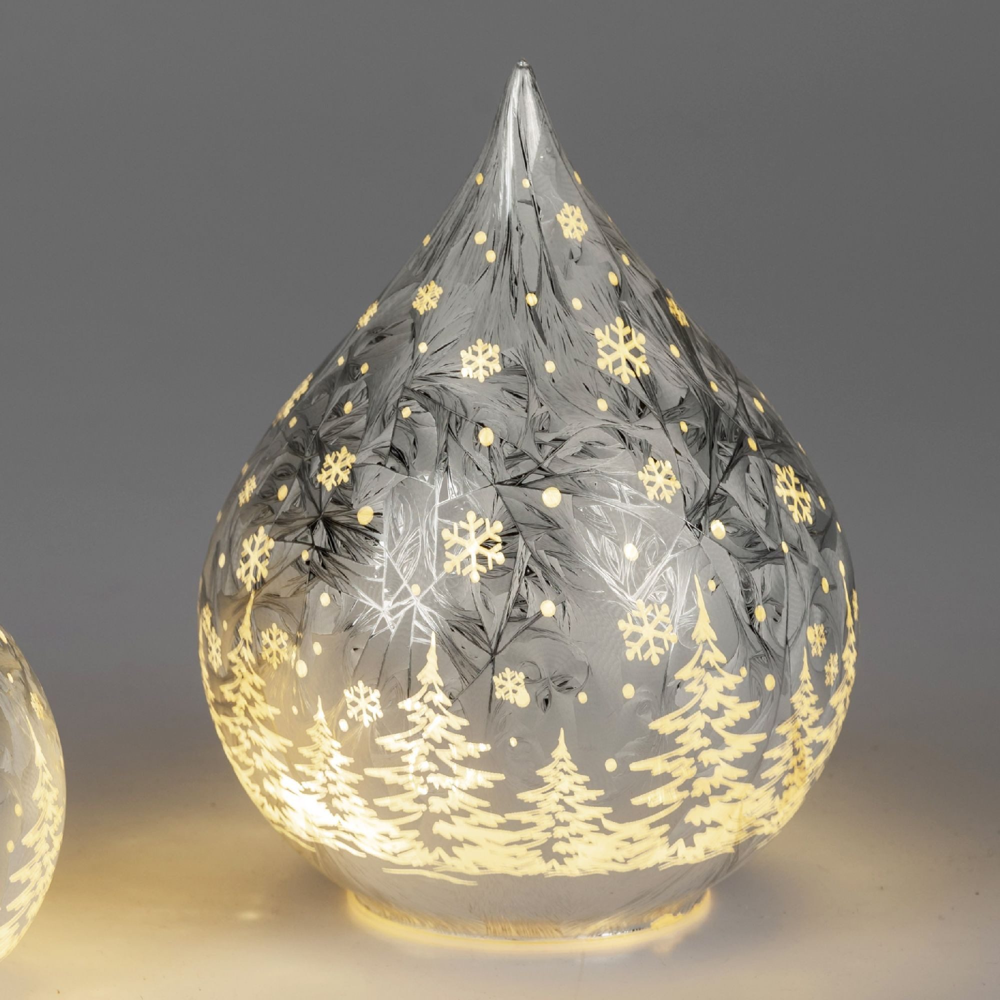 formano LED Dekoobjekt Frosty Winterwald, LED, Mit Timerfunktion, Silber, Winterwald, H: 21cm