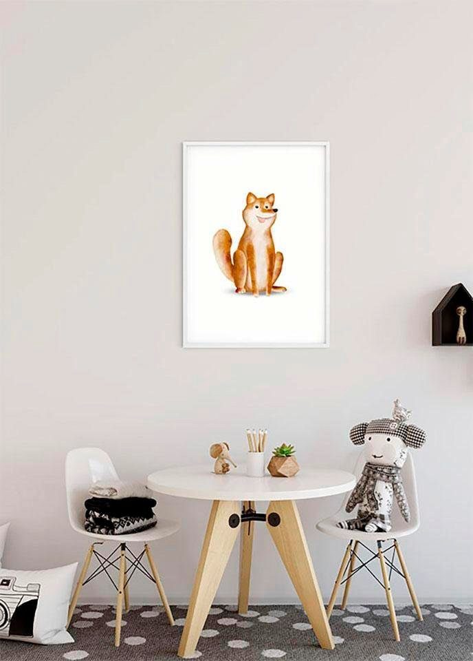 Dog, St), Kinderzimmer, Wohnzimmer Komar Cute (1 Poster Schlafzimmer, Animal Tiere