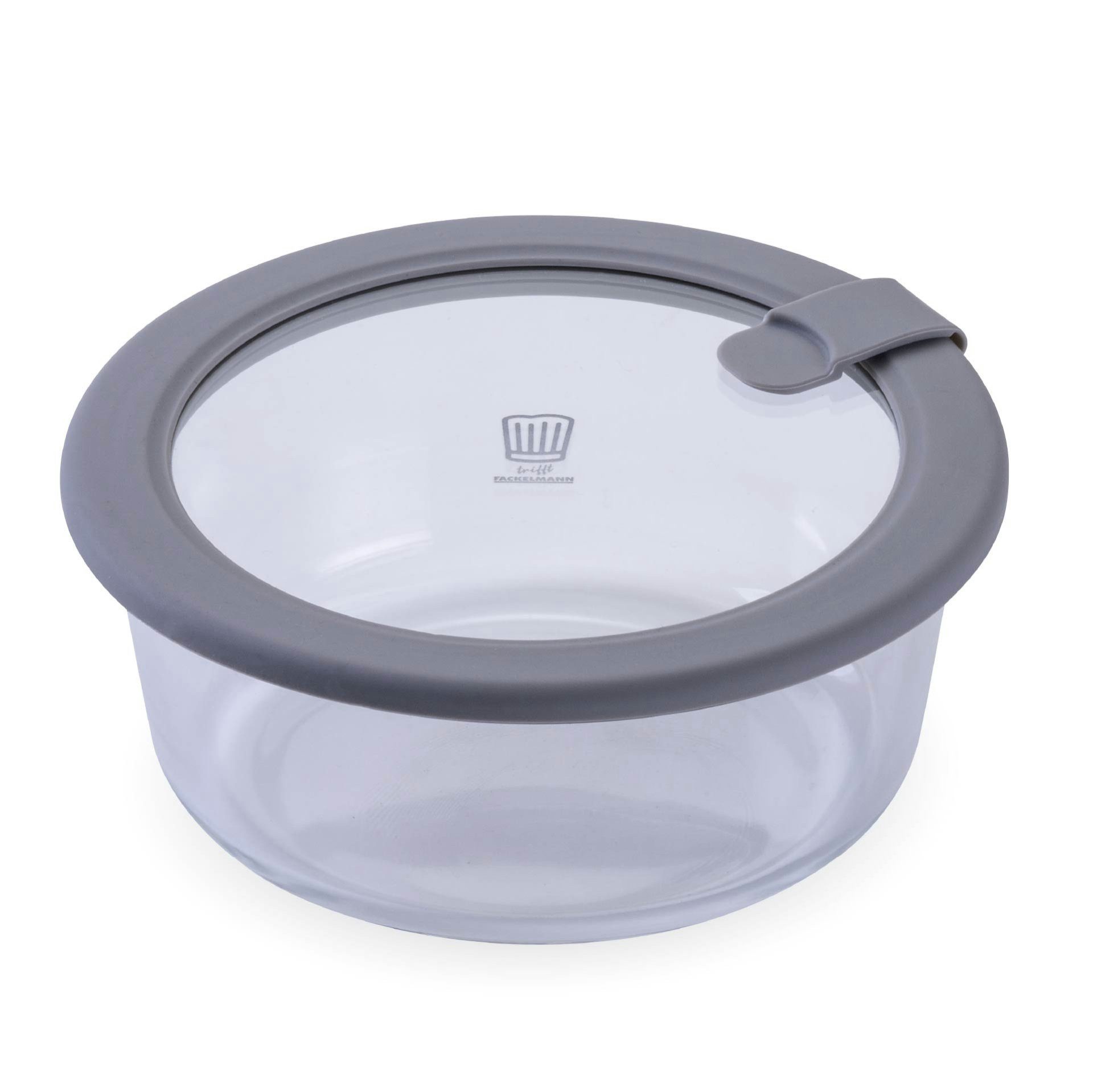 Chefkoch trifft Fackelmann Vorratsdose aus Glas, Aufbewahrungsglas mit Deckel, Küchendose