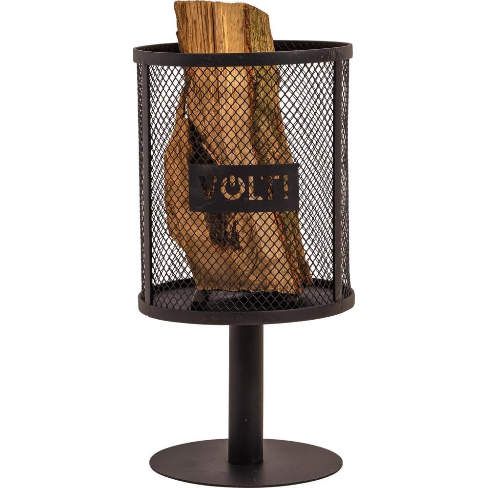 Lesli Living Gartenfackel Schwedenfackelhalter FLAME – Fackelständer mit Fuß, schwarz