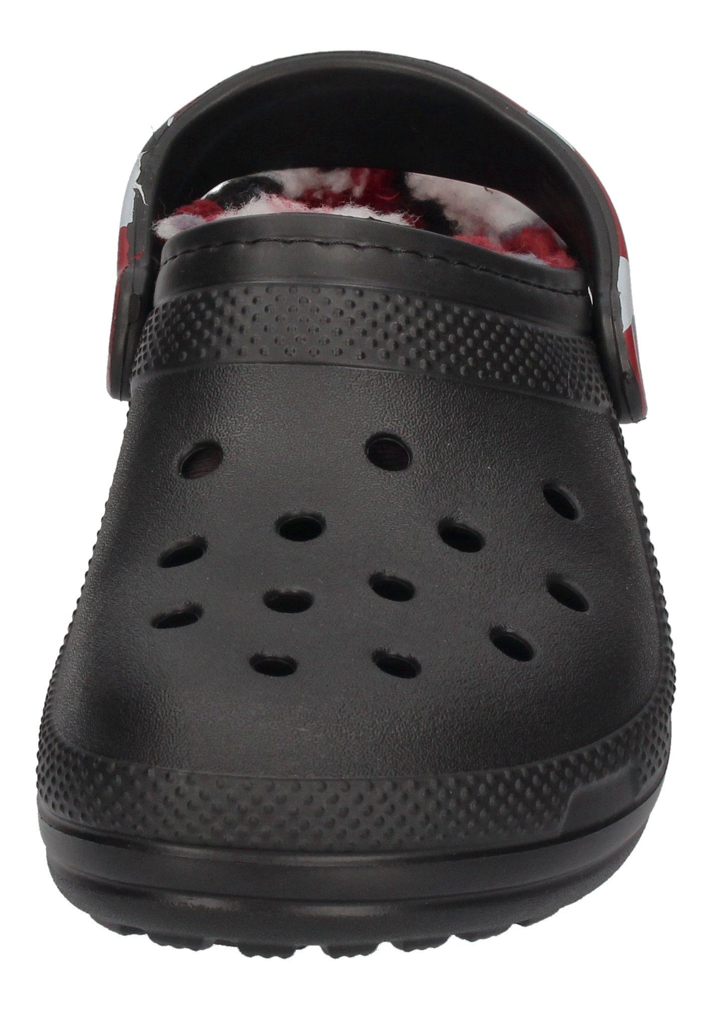 Black Crocs Clog CLOG CAMO Red CLASSIC LINED