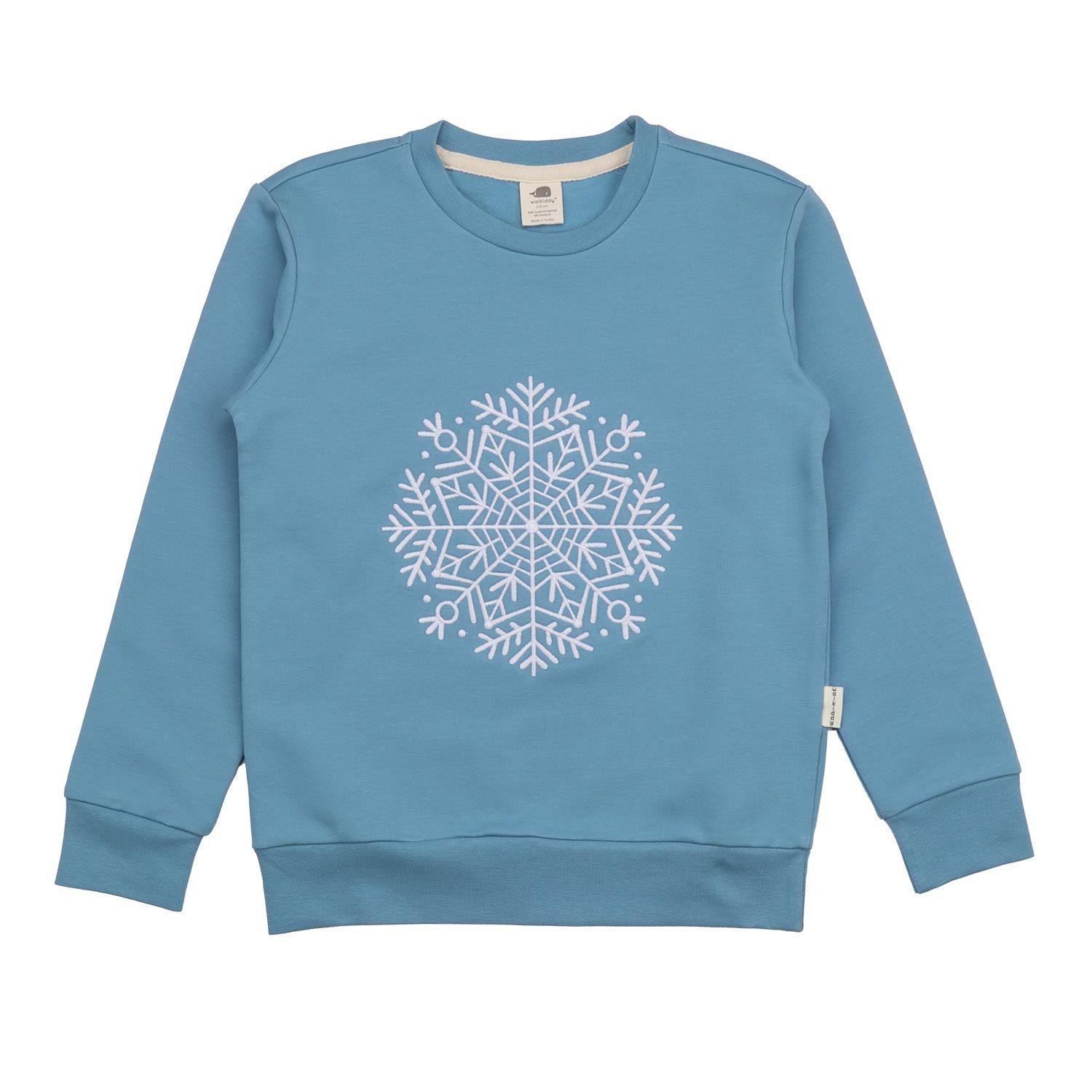 Walkiddy Sweatshirt Walkiddy mit Prinzessinmoiv aus Bio Baumwolle Bio Baumwolle,GOTS,Kinderbekleidung,nachhaltige Klamotten,Sweatshirt
