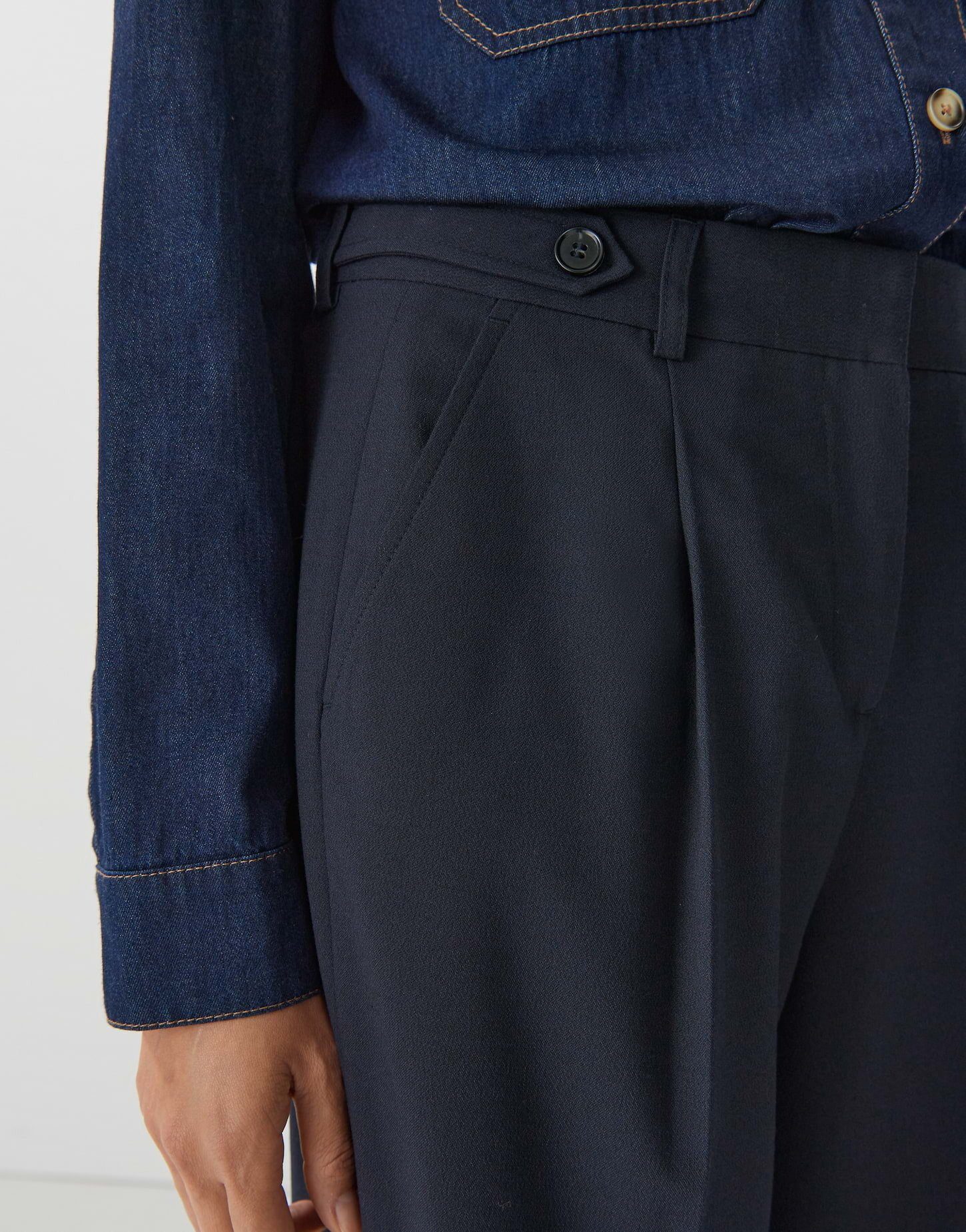 someday Bundfaltenhose Cisilia uni