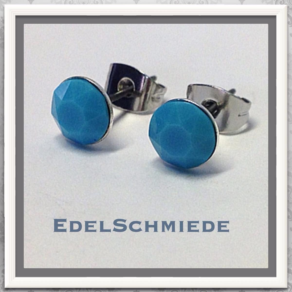 Ohrstecker-Set Edelschmiede925 Ohrstecker Modeschmuck (Stift = Titan) m Swarovski