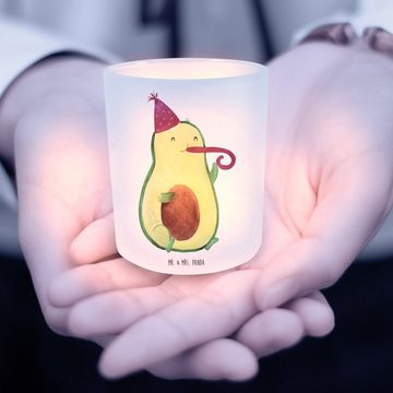 Mr. & Mrs. Panda Windlicht Avocado Feier - Transparent - Geschenk, Geburtstag, Feierlichkeit, Ve (1 St), Gemütlich