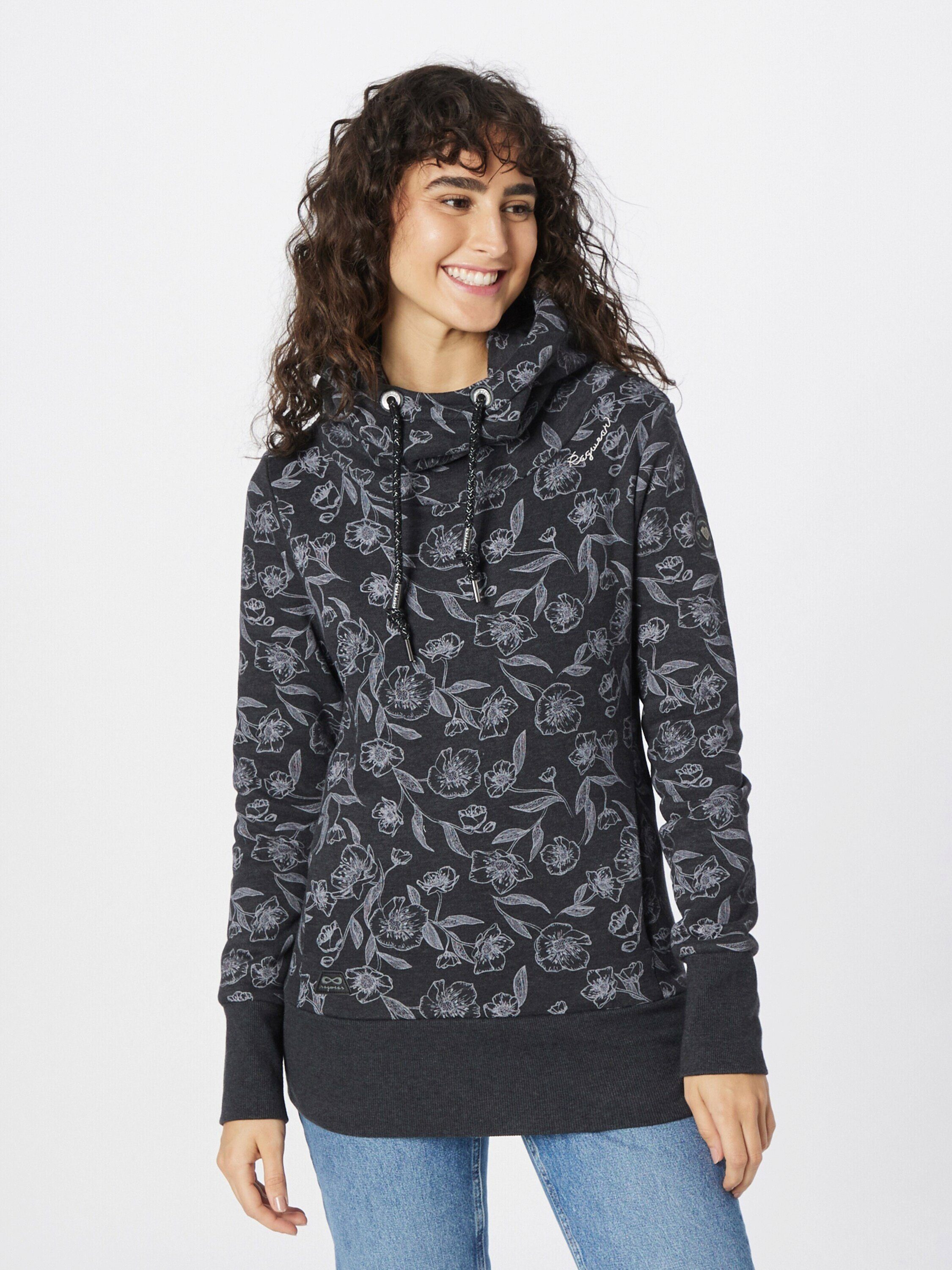 Sweatshirt (1-tlg) 2221_1010 Patches BLACK Ragwear YODA