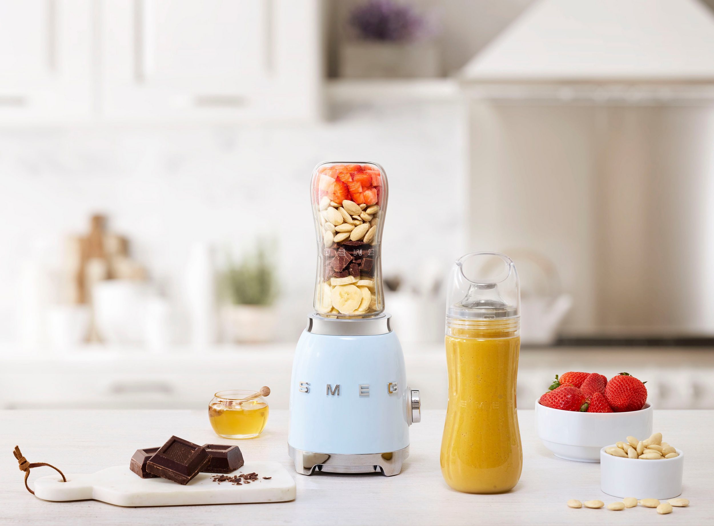 Smeg Standmixer PBF01PBEU Pastellblau, 300 W