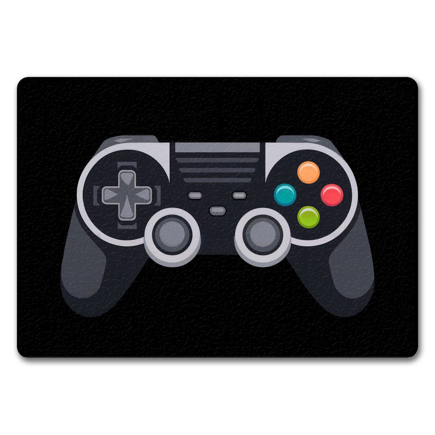 Fußmatte Videospiel Controller Fußmatte in 35x50 cm ohne Rand Gamer Deko für