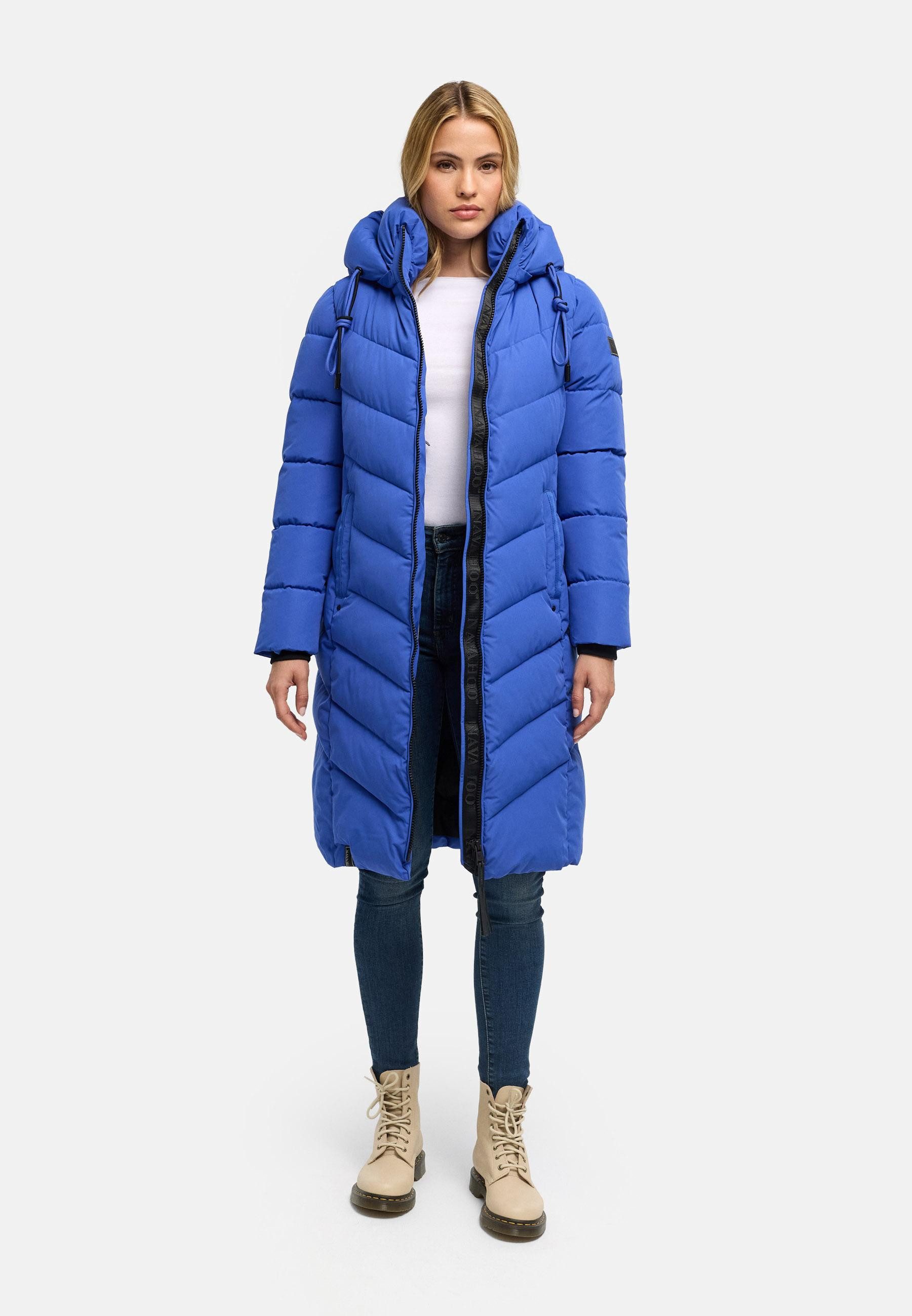 Navahoo Steppmantel Sahnekatzii XIV Schicker Wintermantel mit kuschlig warm wattiertem Kragen – Bild 2 von 5