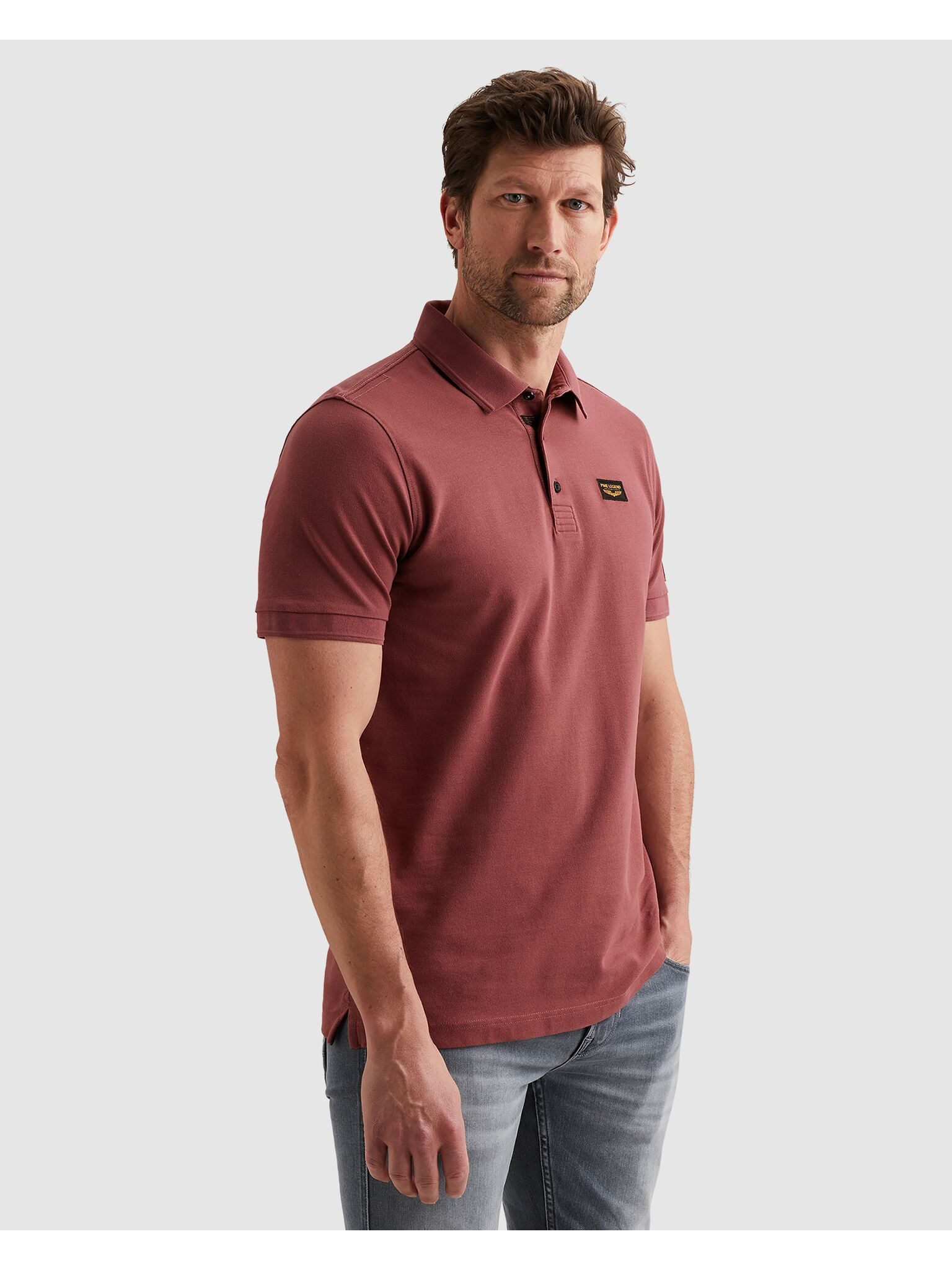 PME LEGEND Poloshirt mit Logostickerei