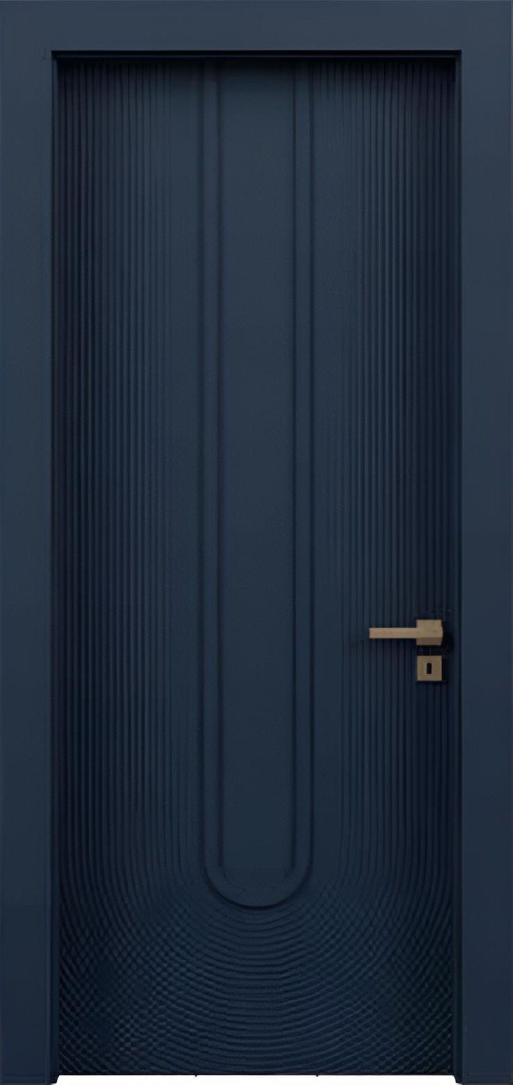 JVmoebel Zimmertür Dunkelblaue Haustür aus hochwertigem Material mit elegantem Design