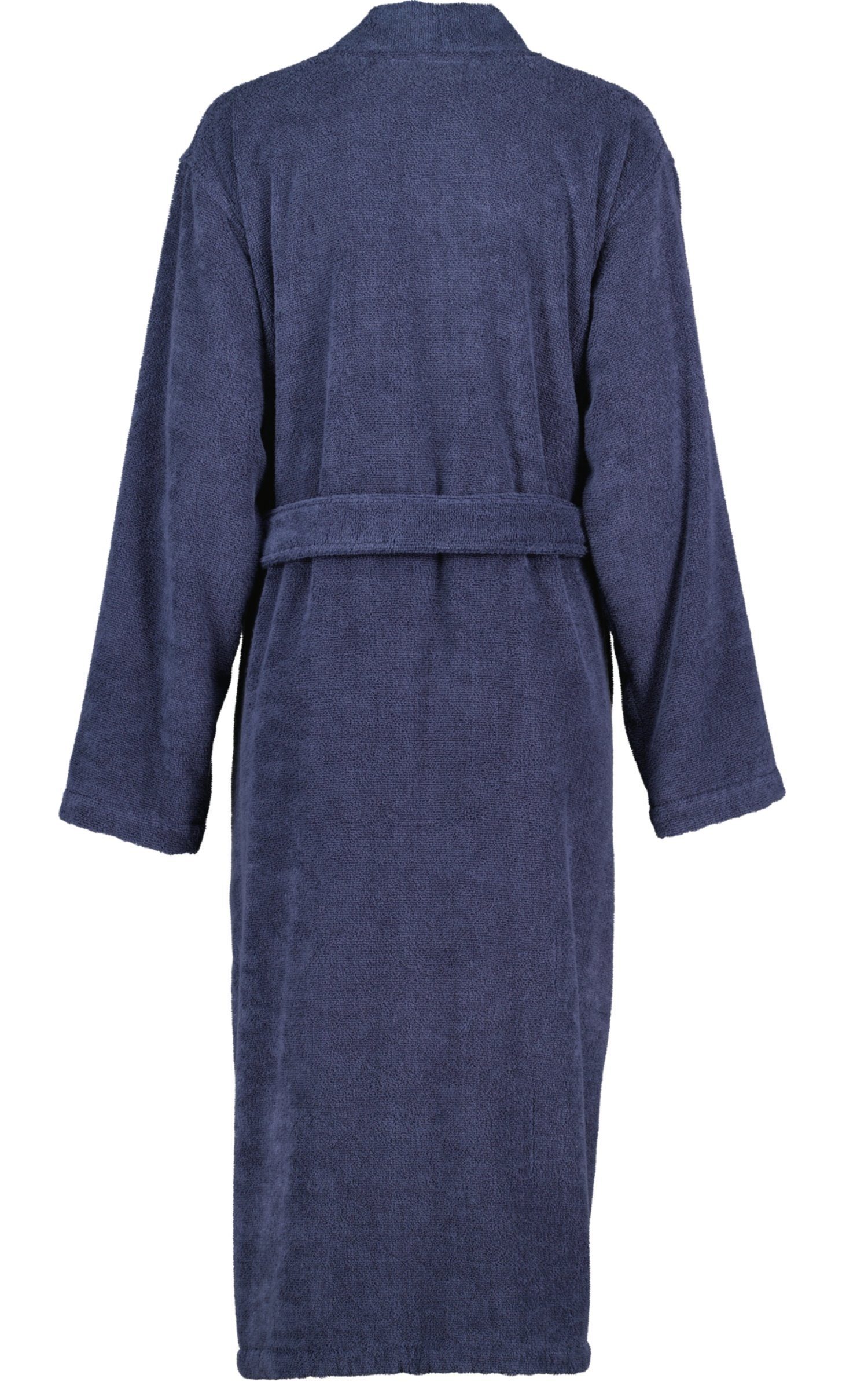 Cawö Home Damen Bademantel Kimono 826 - Farbe: blau - 17 - M günstig online kaufen