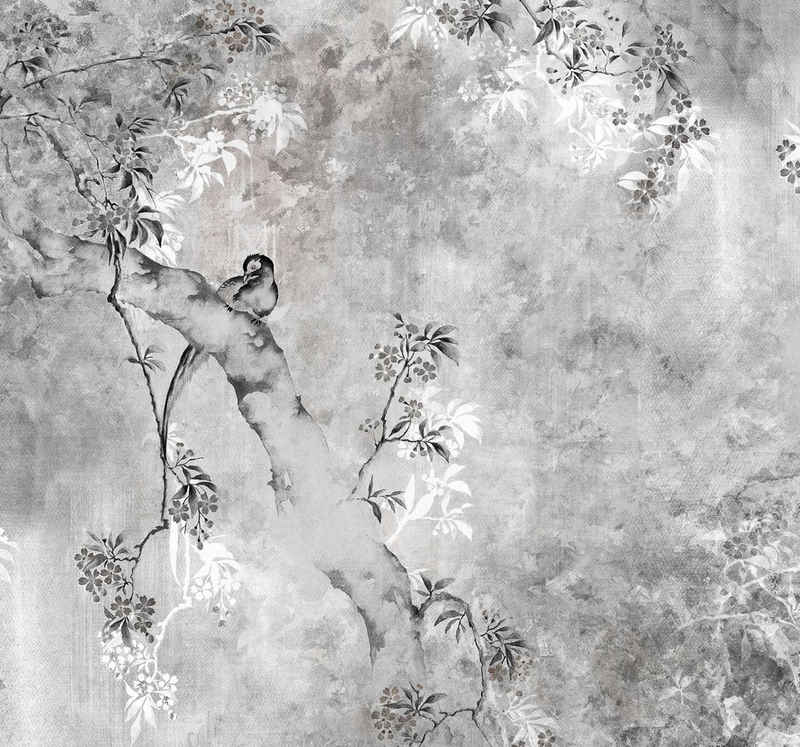 Komar Fototapete »Vliestapete Dynasty«, glatt, bedruckt, floral, geblümt, realistisch, 300 x 280 cm