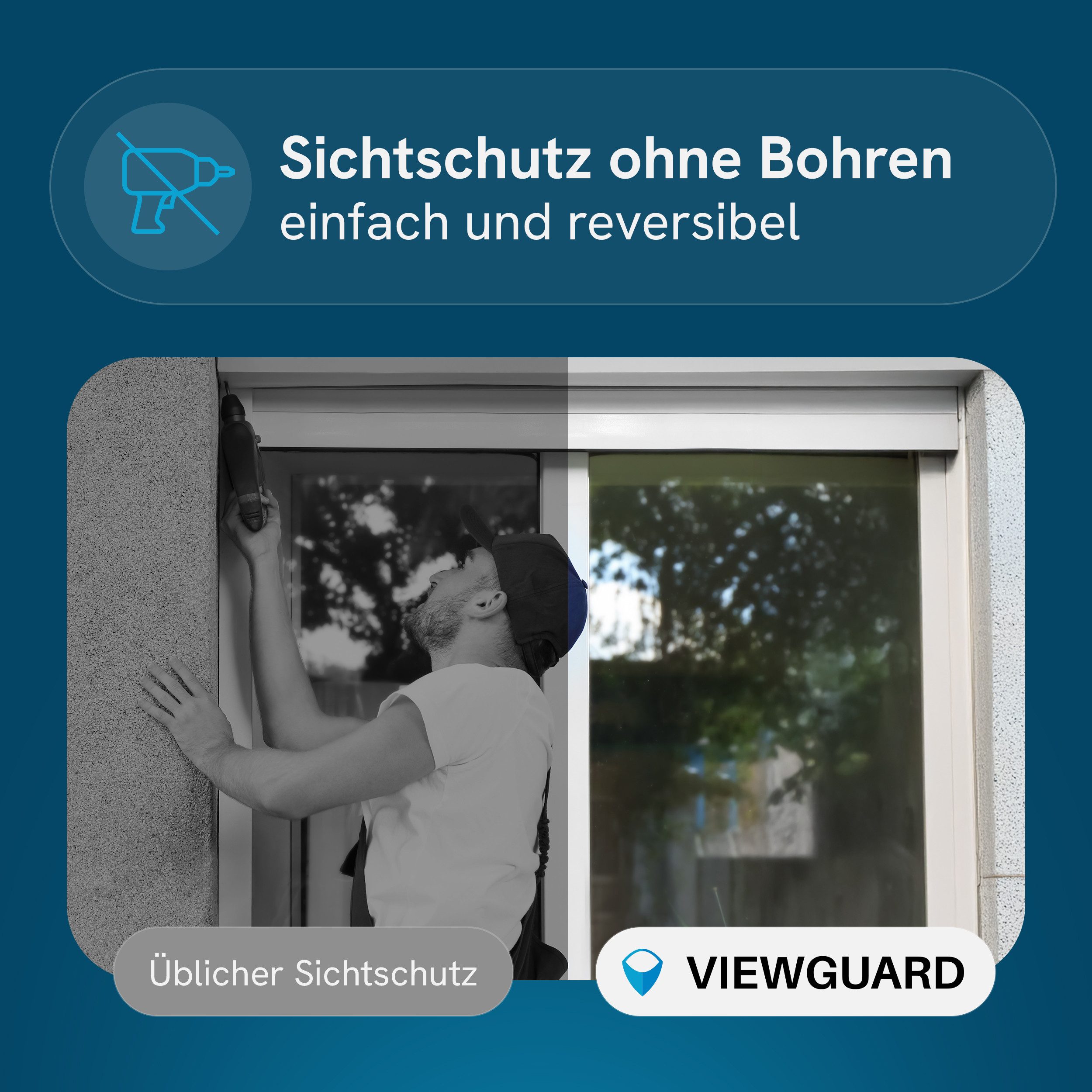 VIEWGUARD Sonnenschutz-Fensterfolie, UV-Schutz Sonnenschutzfolie Fenster in günstig online kaufen