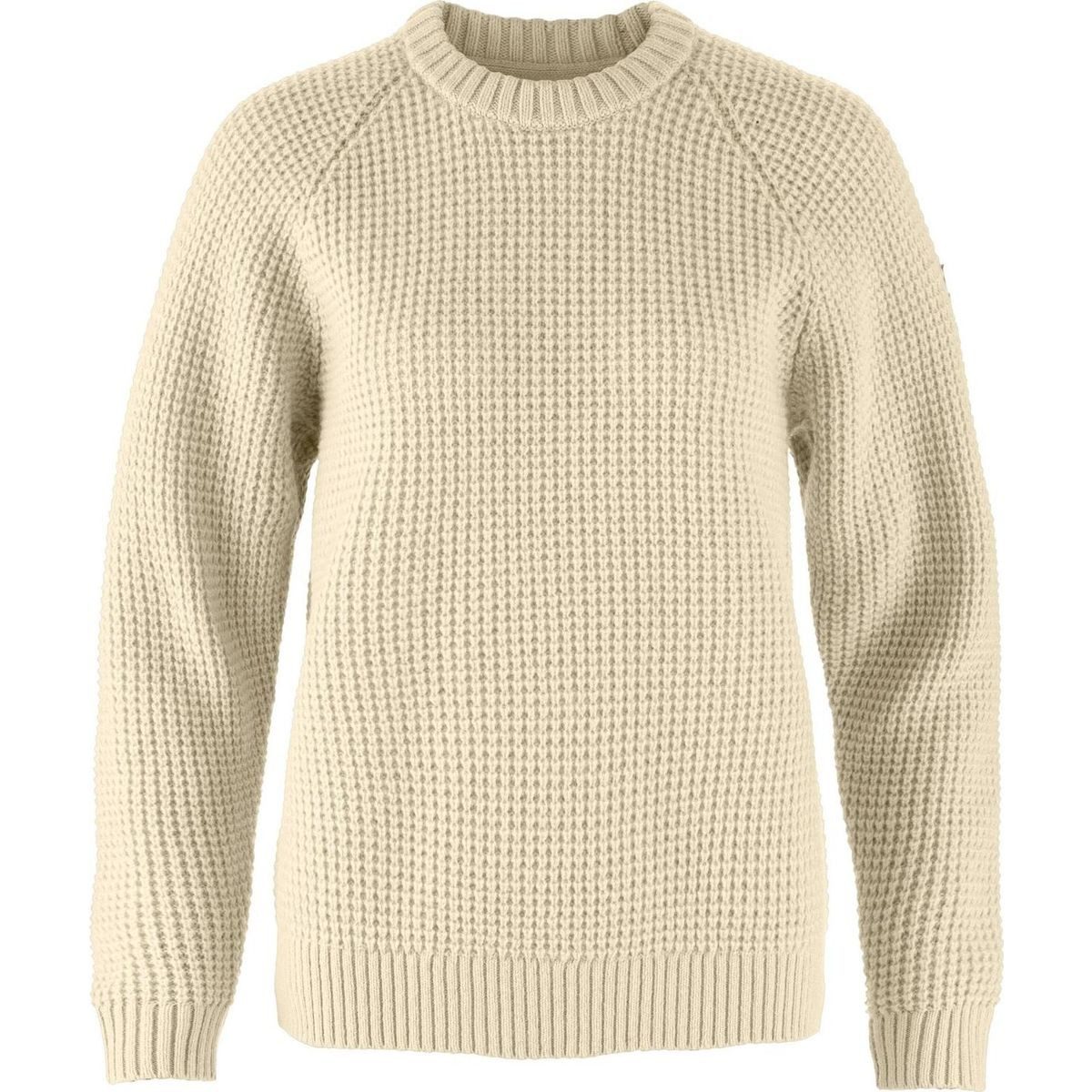 Fjällräven Sweatshirt övik Waffle Knit W Pullover aus rückverfolgbarer Wolle, isolierend und