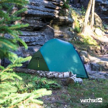 Wechsel Kuppelzelt Trekkingzelt Exogen 1 Personen Geodät, Camping Fahrrad Biwak Zelt 1,48 kg