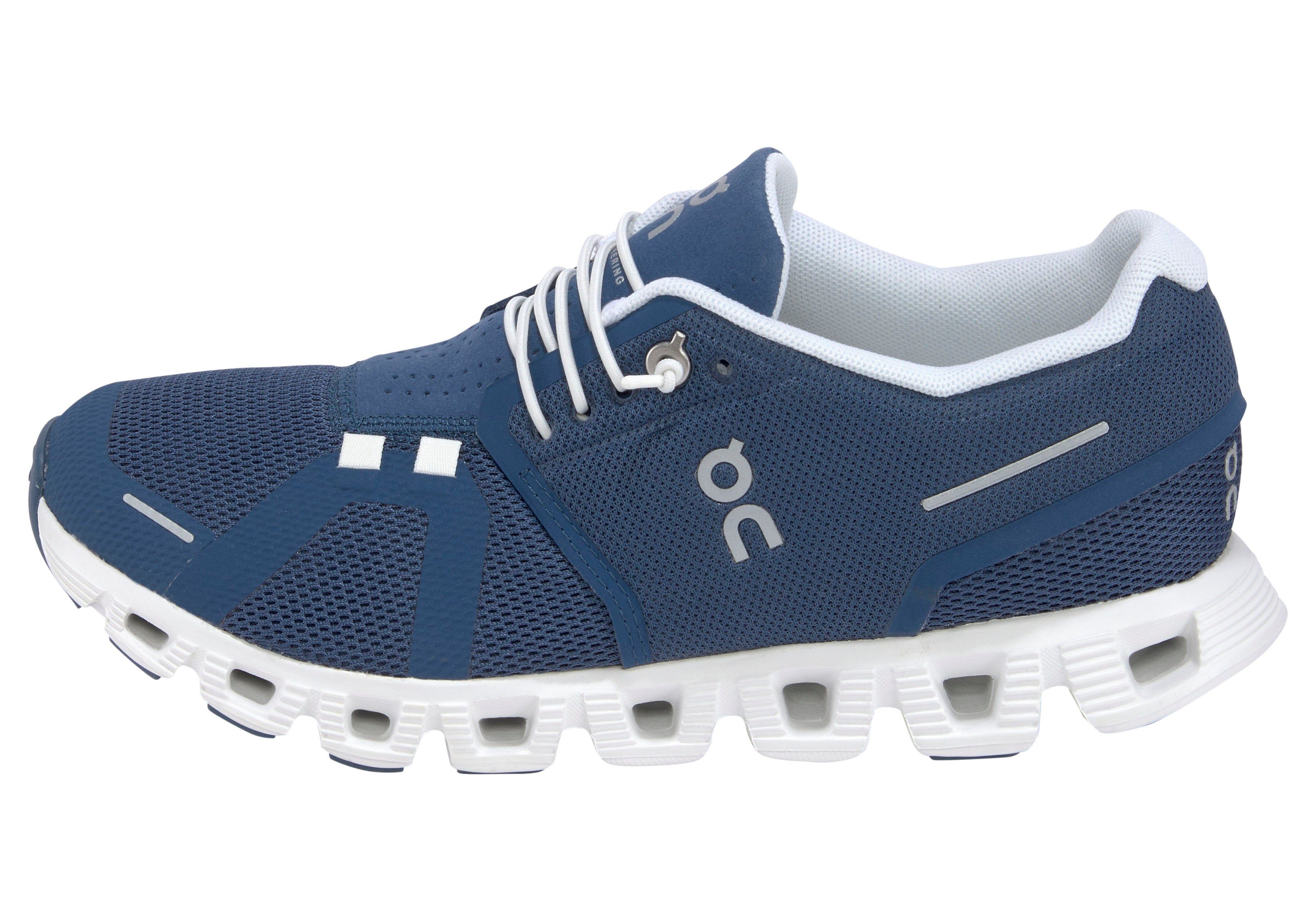 ON RUNNING Cloud 5 Laufschuh White - 98901 Denim