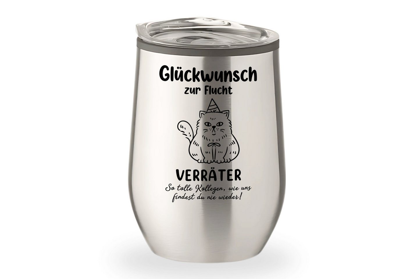 Lasernauten Becher Becher mit Gravur Abschied Kollegin Kollege Geschenk Verabschiedung, mit Gravur