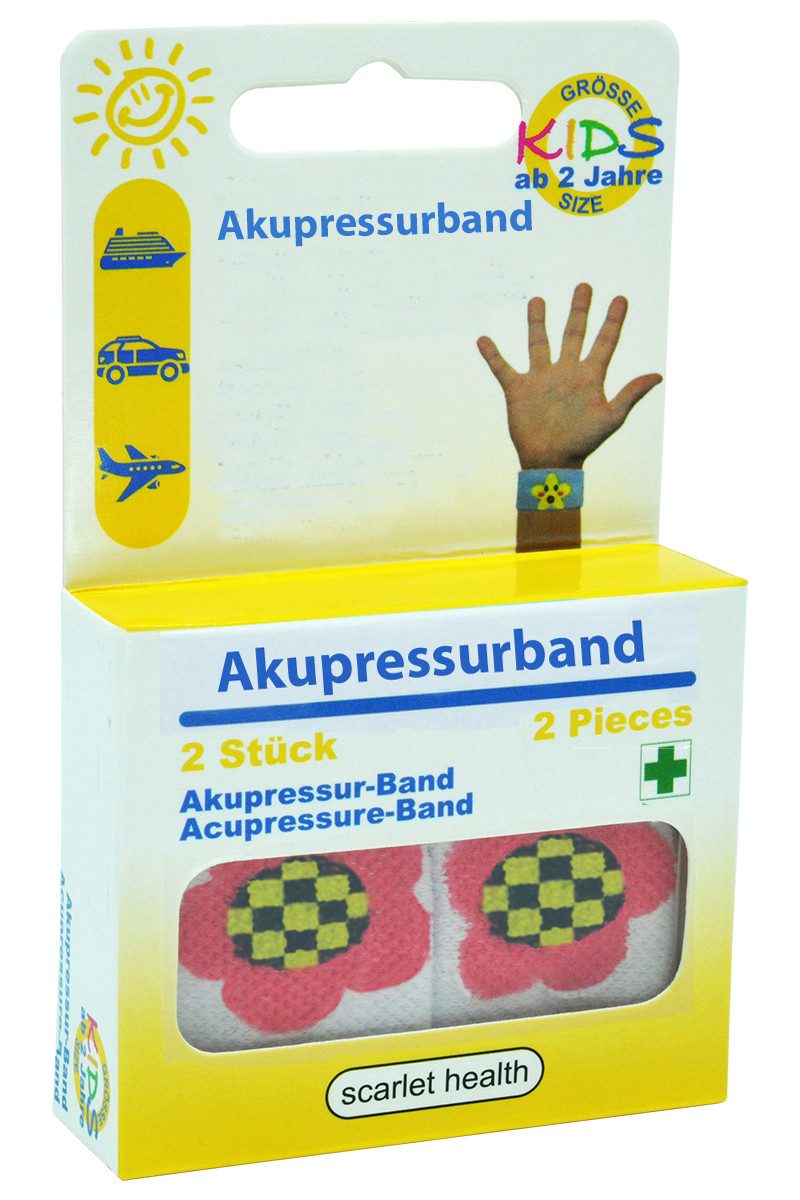 scarlet products Akupressur-System-Bandage, scarlet health, Akupressurband »Sea«, 1 Paar elastische Armbänder