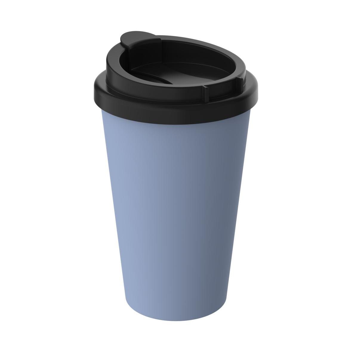 elasto Coffee-to-go-Becher 350 ml Kaffeebecher To Go doppelt isolierter Becher, Made in Germany, Teebecher, Coffee Mug, recycled Becher