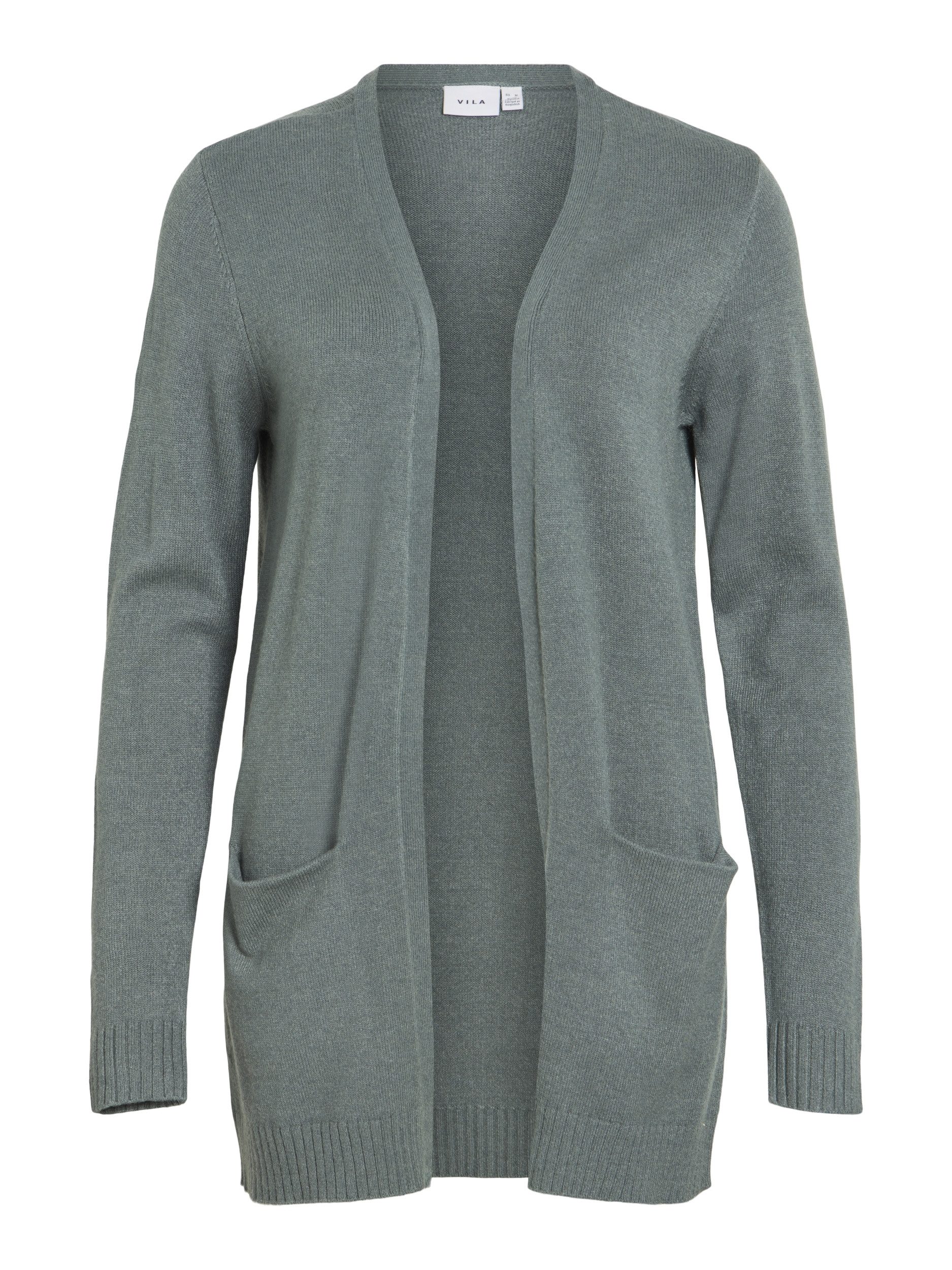 Vila Strickjacke VIRIL OPEN L/S KNIT CARDIGAN - NOOS 197260004 Balsam Gre