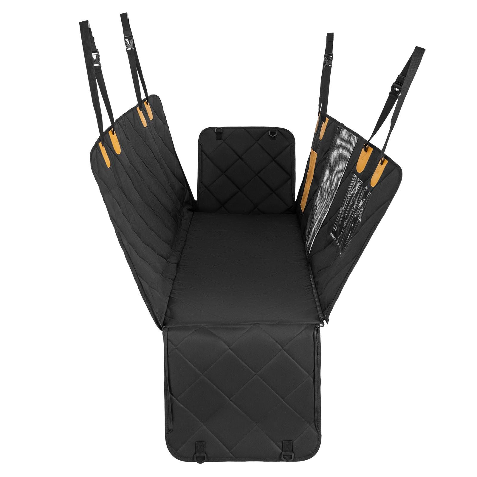 KOMFOTTEU Tier-Autoschondecke, Hundedecke mit Netzfenster & Taschen günstig online kaufen