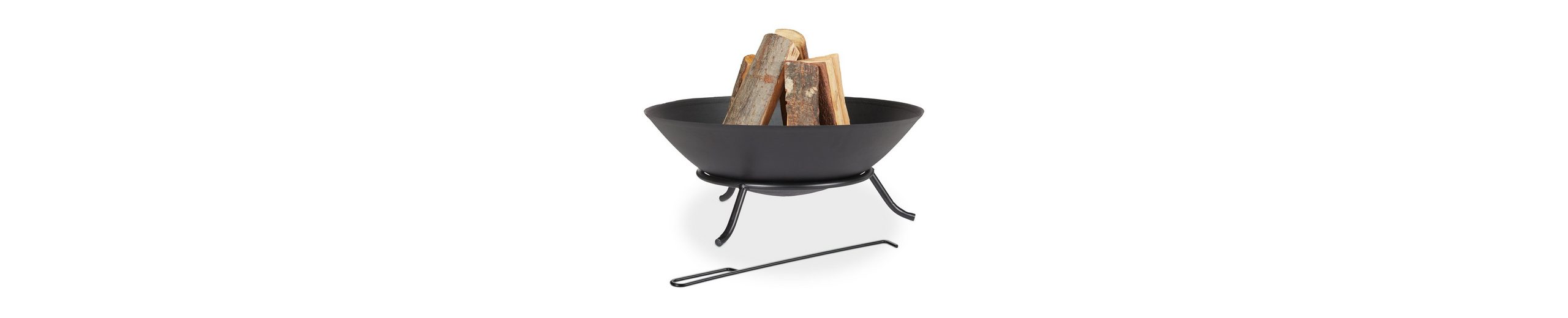 relaxdays Feuerschale »Feuerschale aus Gusseisen« OTTO