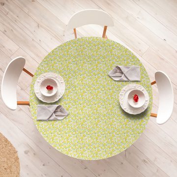 Abakuhaus Tischdecke Rundum-elastische Stofftischdecke, Blumen Aquarell-Rosen-Blumen-Motiv