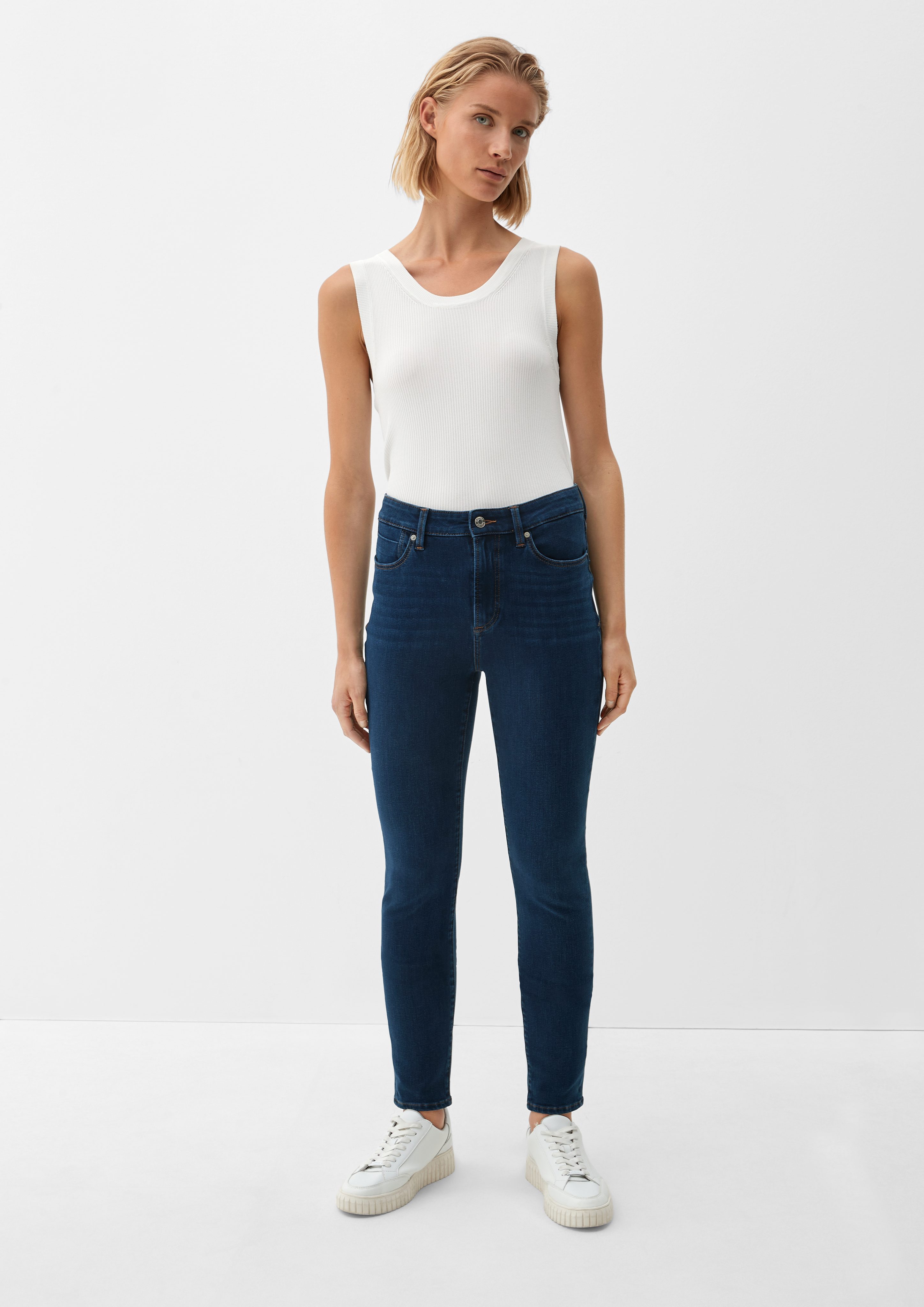 / s.Oliver Mid Skinny Leg Skinny 5-Pocket-Jeans Rise Fit Izabell / Ankle-Jeans /