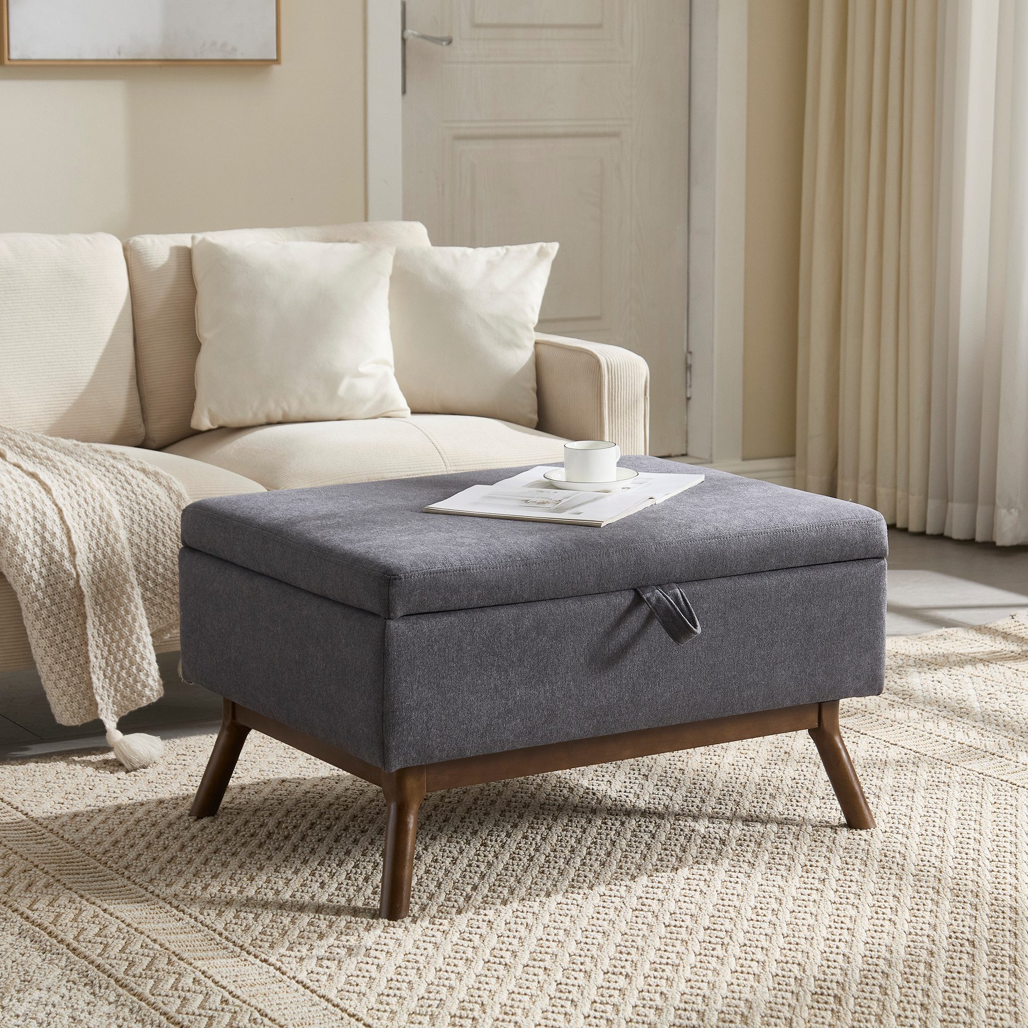 REDOM Schuhbank Hocker mit Stauraum (Handgefertigt & Praktischer Stauraum m günstig online kaufen