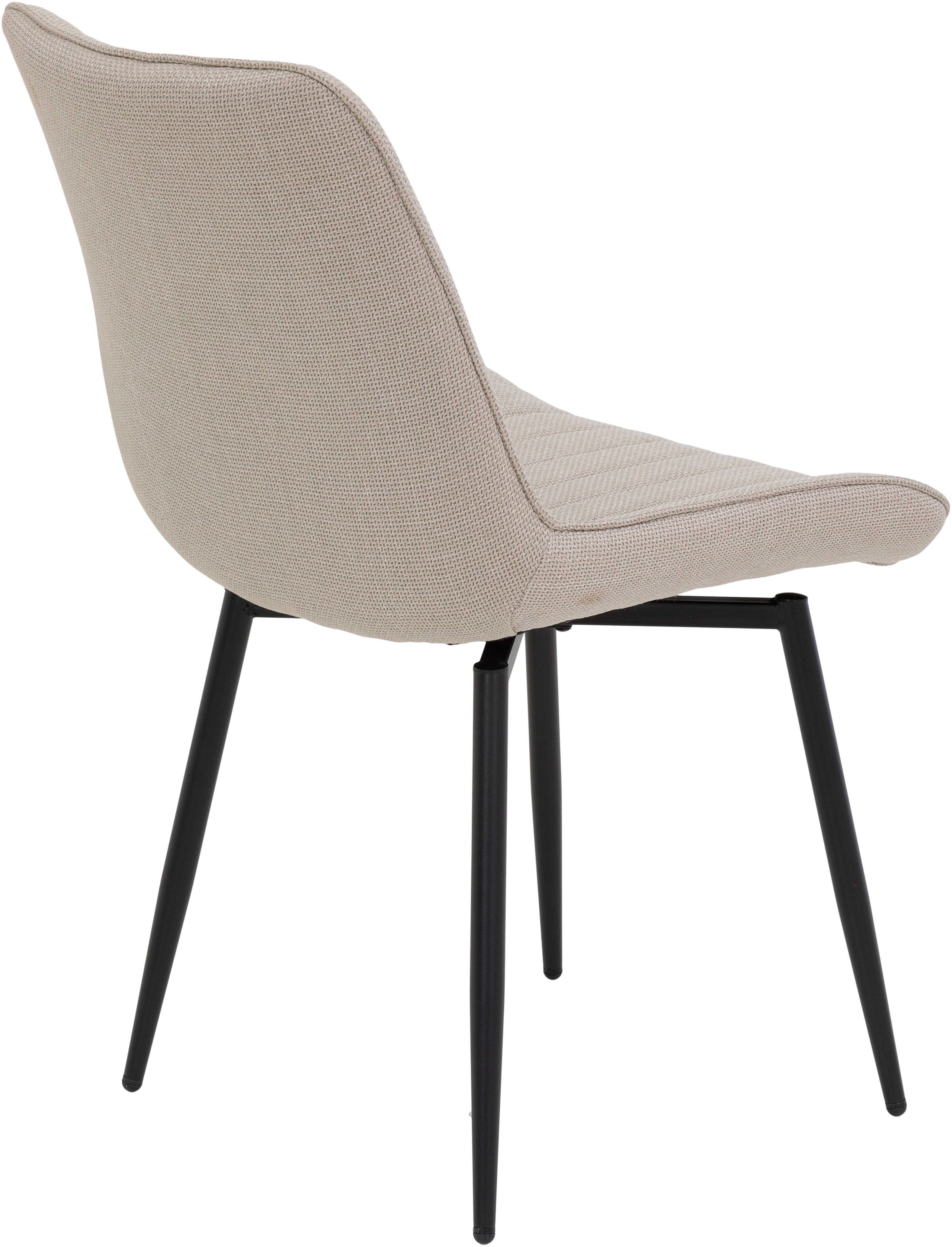 HELA Drehstuhl Vierfußstuhl BERGEN (Set, 2 St), Esszimmerstuhl, XL-Sitzbreite, 360° drehbar – Bild 5 von 5