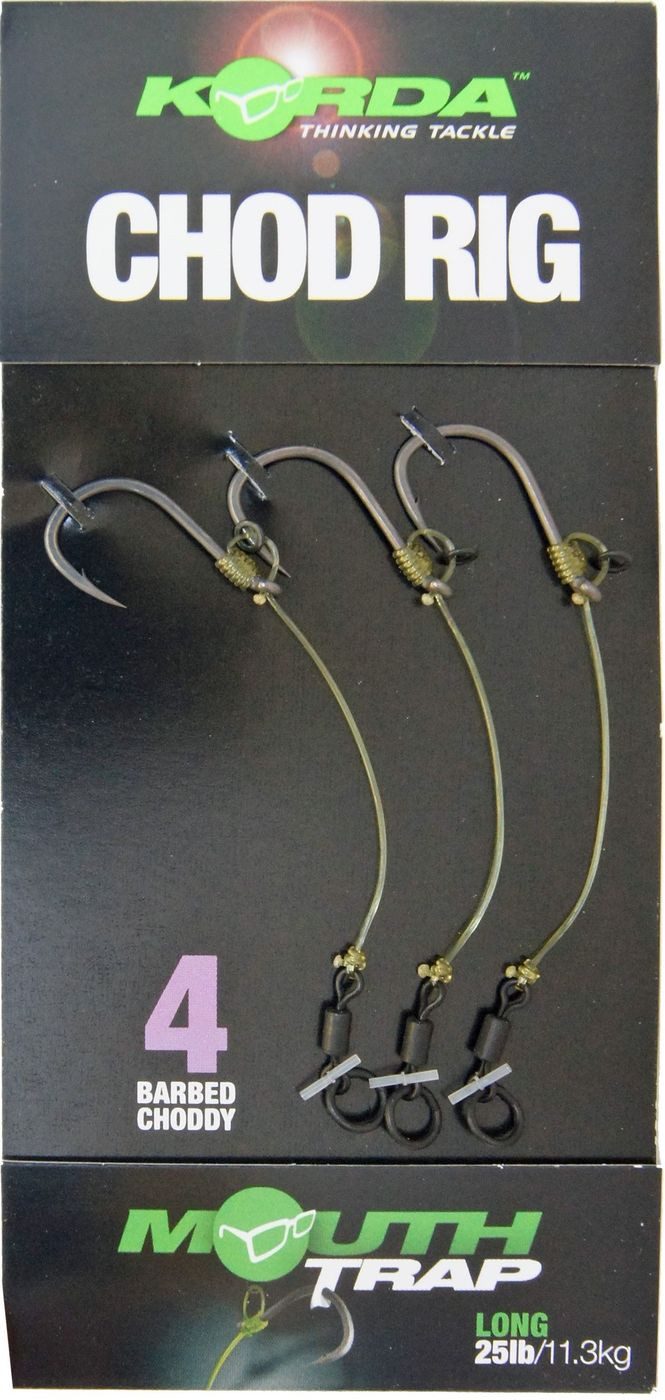 Karpfenhaken Korda Chod Rig Long 7,5cm - 3 Karpfenmontagen