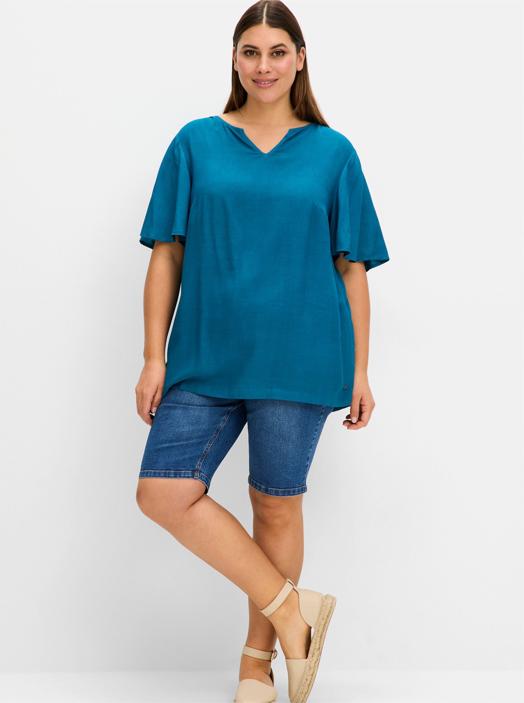 Sheego Klassische Bluse Tunika günstig online kaufen