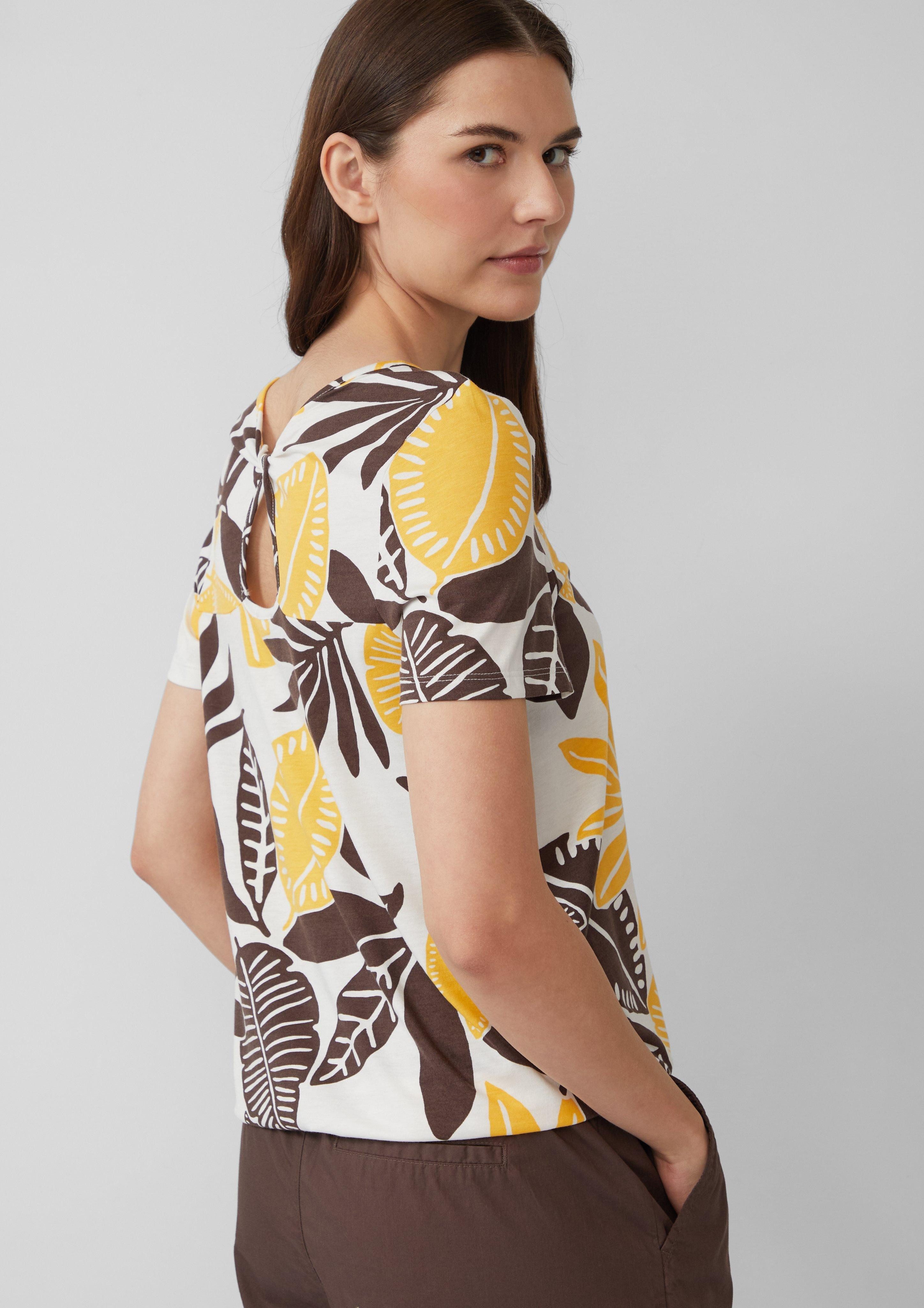 s.Oliver Kurzarmshirt Jersey-T-Shirt im O-Shape mit günstig online kaufen
