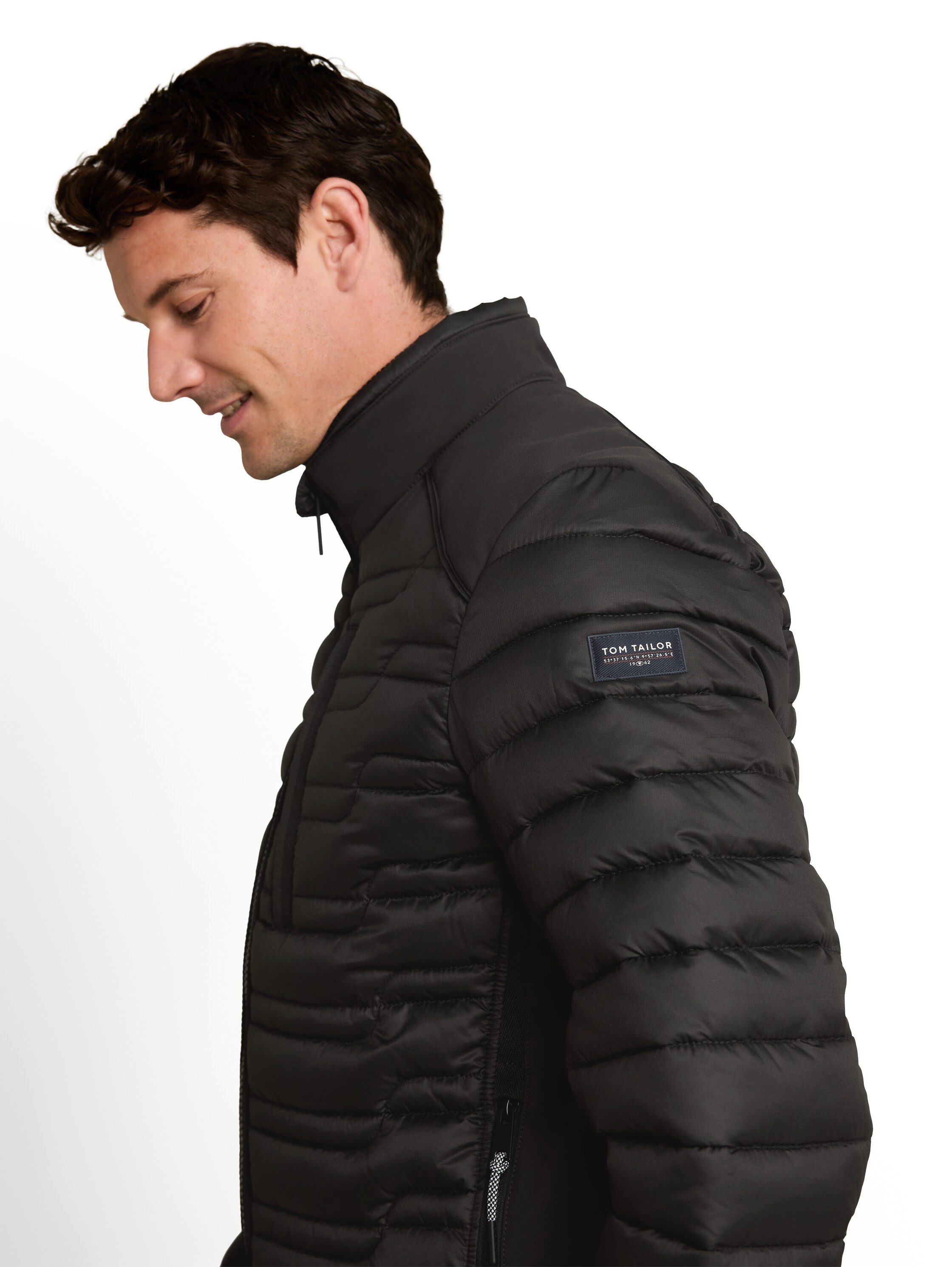 TOM TAILOR Steppjacke Regular mit Stehkragen und Reißverschluss – Bild 5 von 5