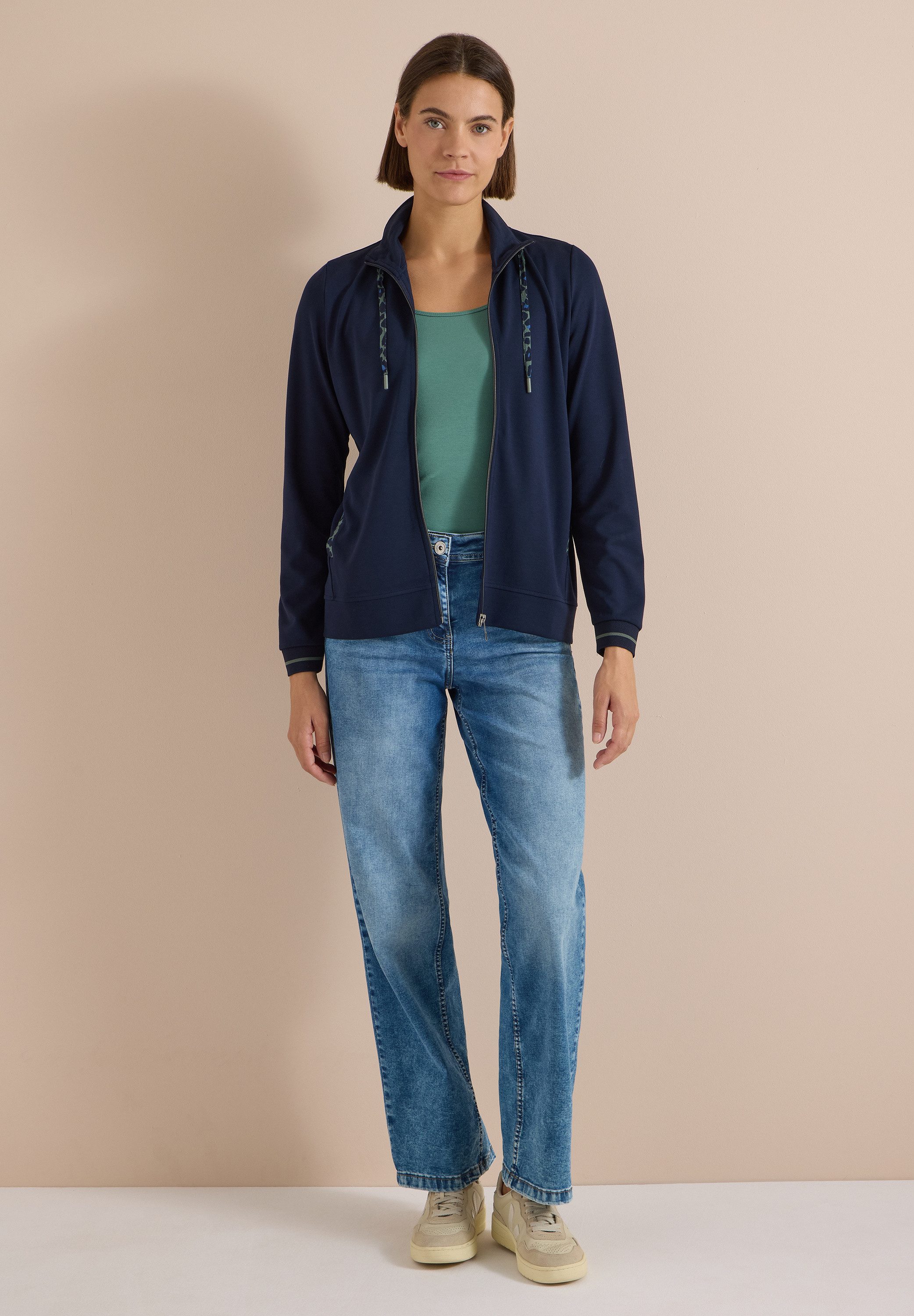 CECIL Cardigan mit Stehkragen