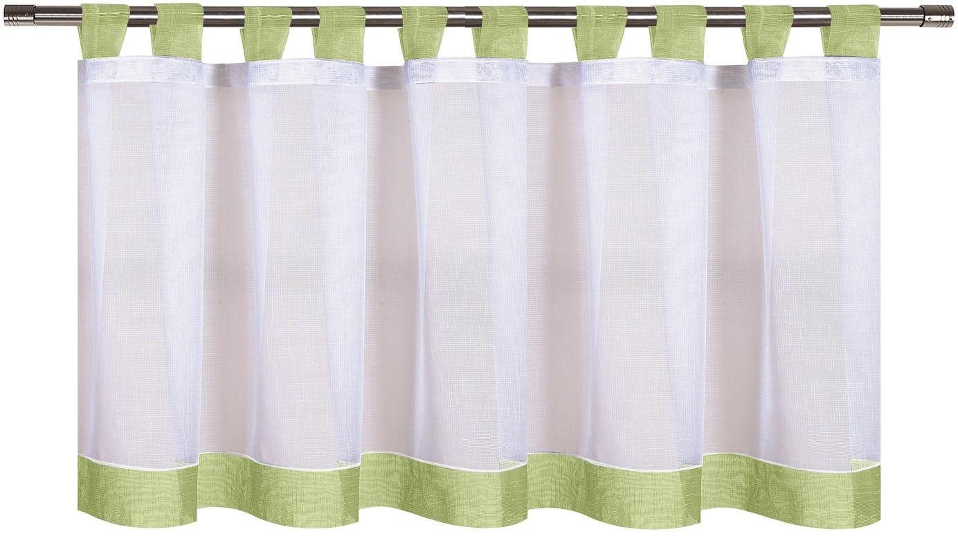 Happy Home Scheibengardine CARA, Schlaufen (1 günstig online kaufen