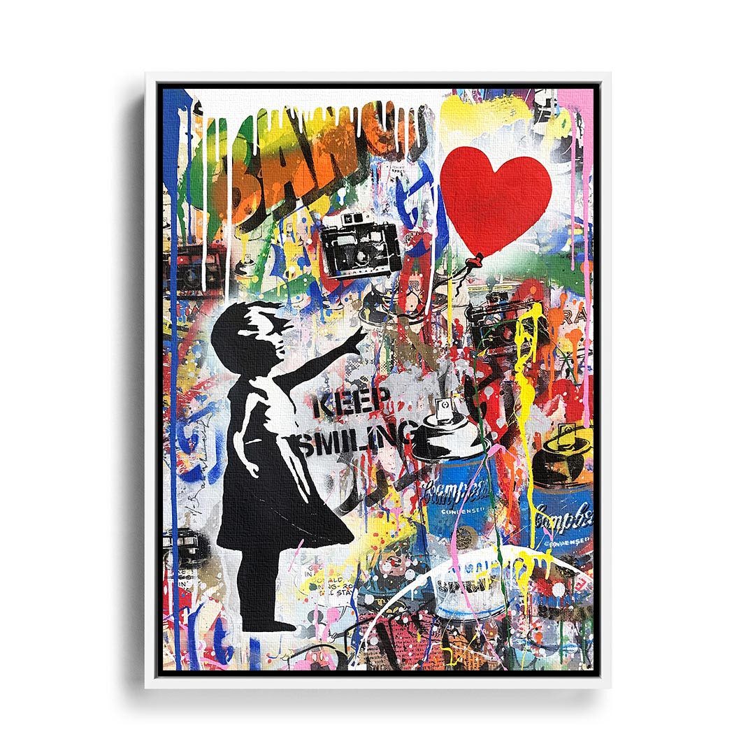 Wandbild Follow your Heart Streetart