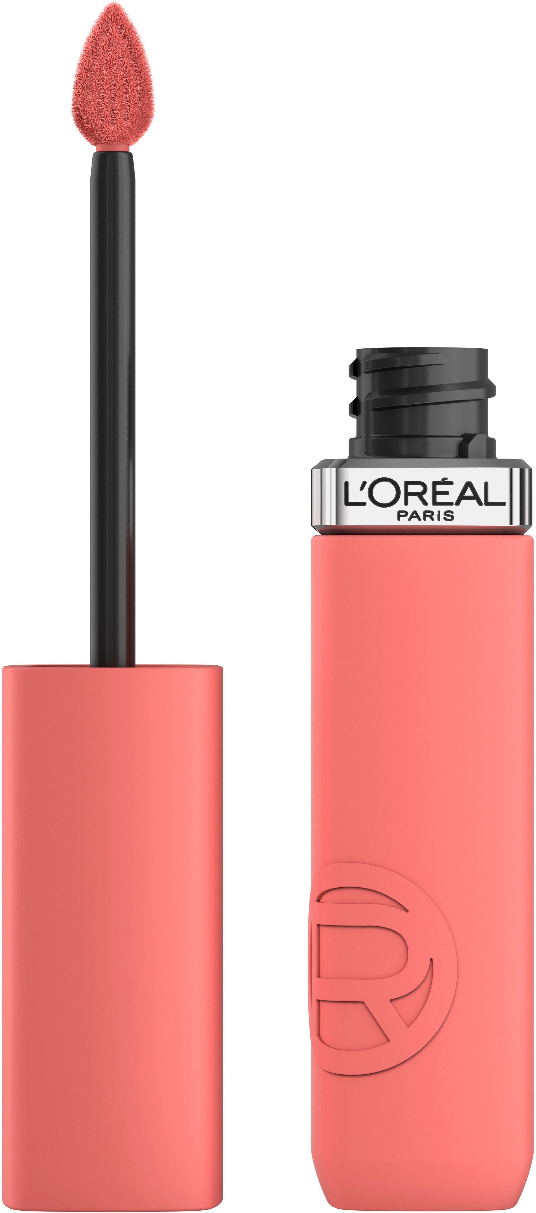 L'ORÉAL PARIS Lippenstift L'Oréal Paris Infaillible Matte Resistance, mit natürlichen Inhaltstoffen