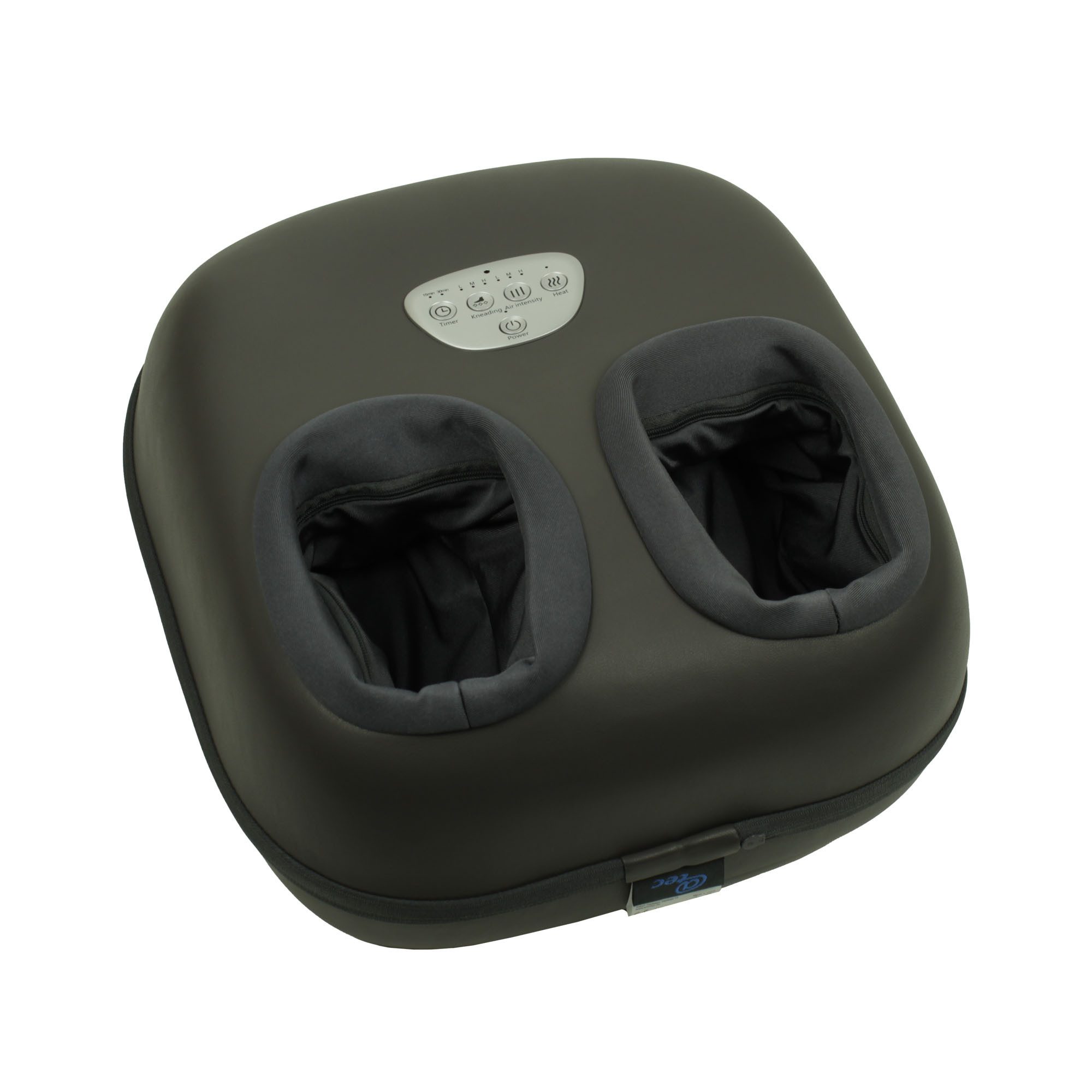 @tec Fußmassagegerät Fuss Fit Pro elektrisches Shiatsu Fussmassagegerät mit Wärmefunktion, Luftdruck, Massage, 3 Intensitätsstufen, Timer, Fernbedienung