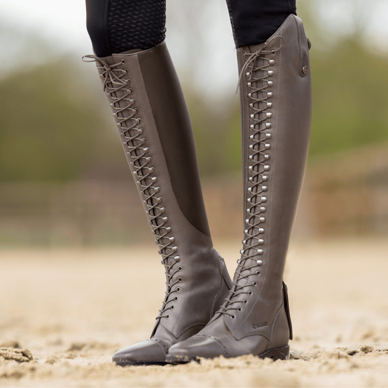 BUSSE Reitstiefel Laval in grau Reitstiefel