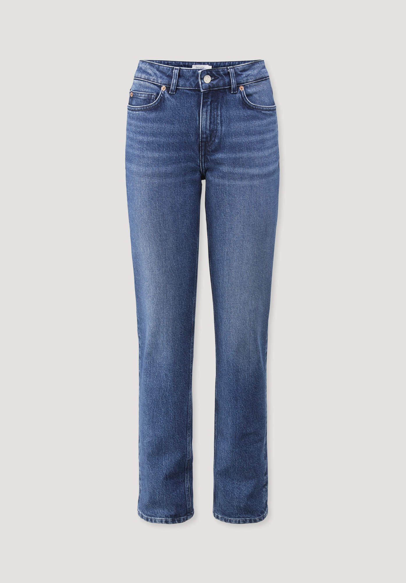 Hessnatur Bequeme Jeans MARIE Straight aus Bio-Denim (1-tlg) MARIE Straight aus Bio-Denim