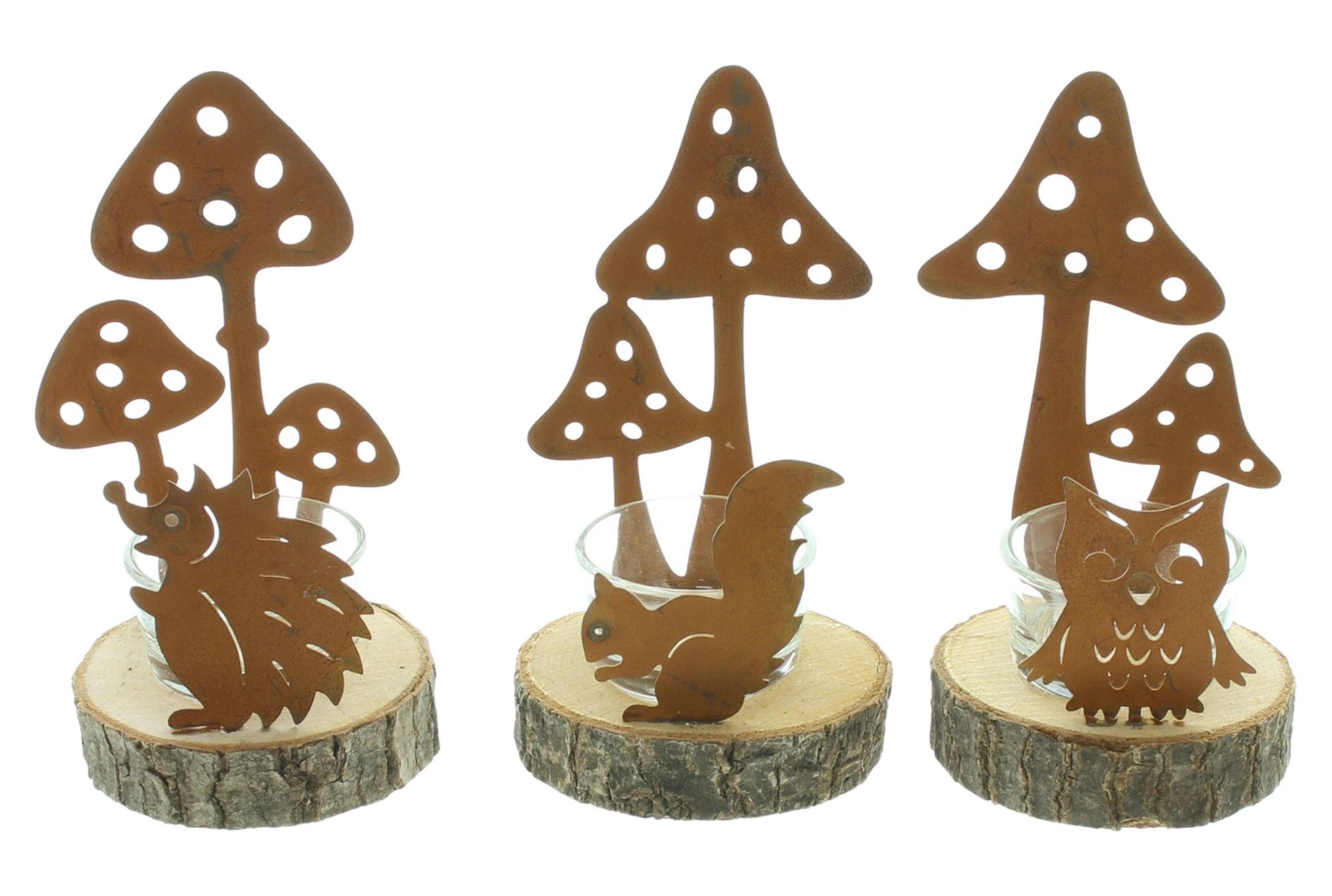 Teelichthalter Teelichthalter "Herbst", 3er Set