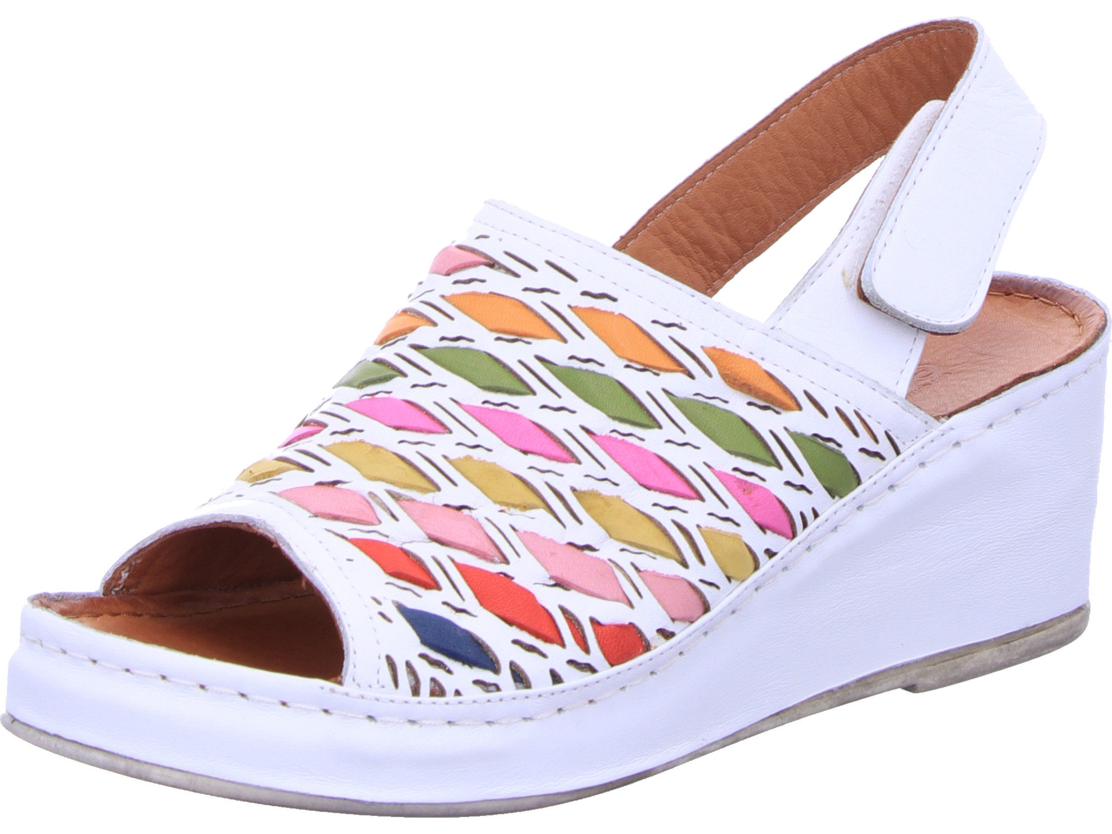 Gemini Keilsandalette echtes Leder