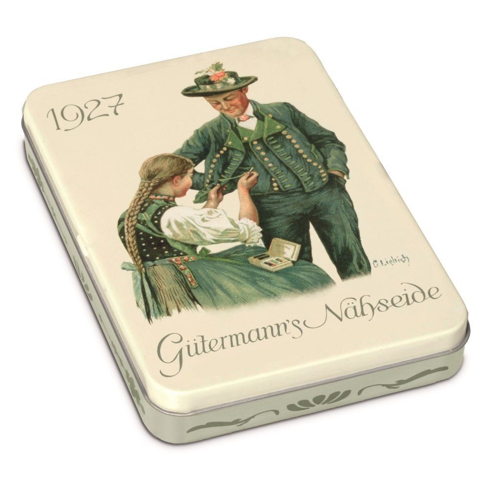 farb-, Gütermann (8 - lichtecht Farben/ Nostalgie-Box Allesnäher Pastellfarben m), und koch- Nähgarn Gütermann, (8-St), 100