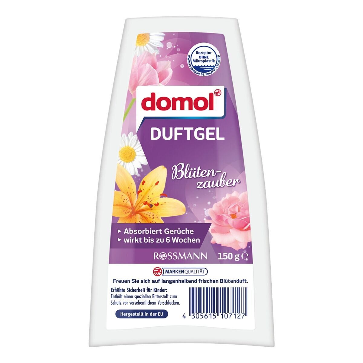 Domol Raumduft Blütenzauber, Duftgel, 150 g