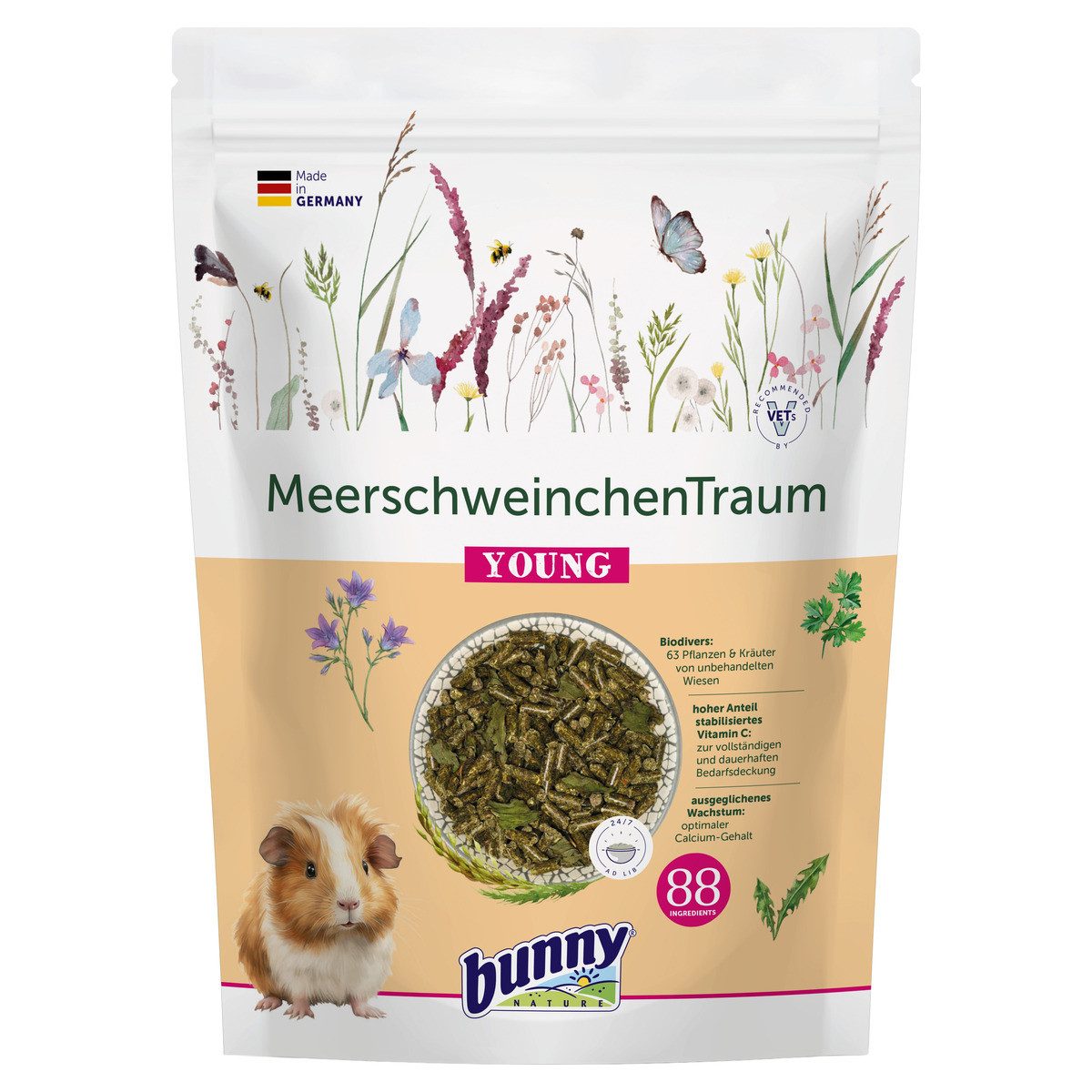 Bunny Nature MeerschweinchenTraum YOUNG 600 g, für: Kleintier