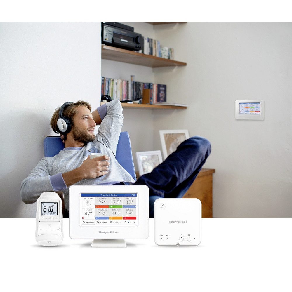 Honeywell Heizkörperthermostat Honeywell Heizkörperthermostat-Set Honeywell evohome EVO-APARTMENT-PLU