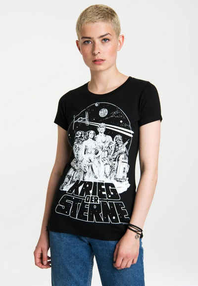 LOGOSHIRT T-Shirt »Krieg der Sterne - Star Wars« mit coolem Frontprint